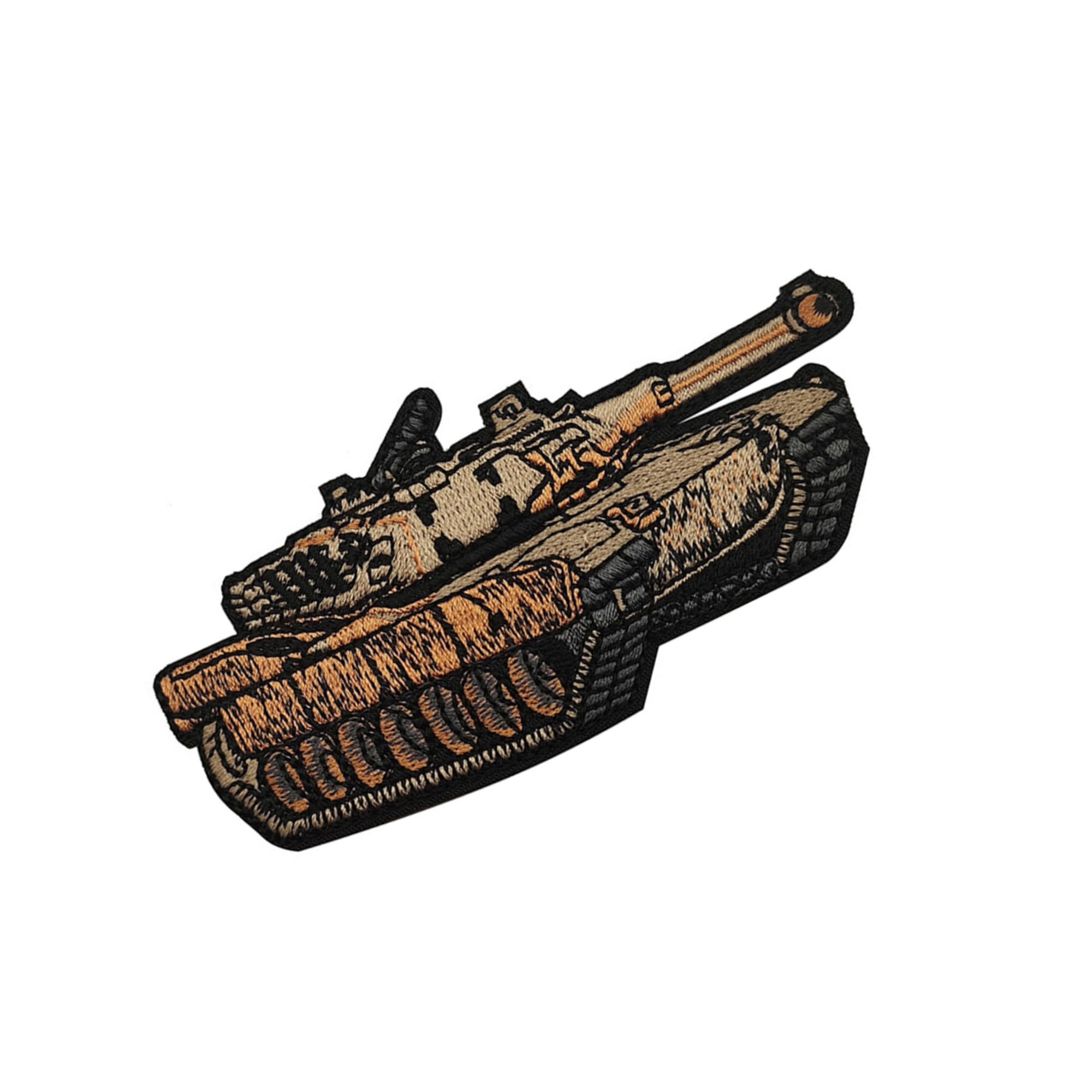 ODSP Military Tank Patches Set Embroidered Fabric Applique Patch, Tactical Military Combat Badges Vehicle Designs with Hook and Loop Backing, 2-Pack - Image 5