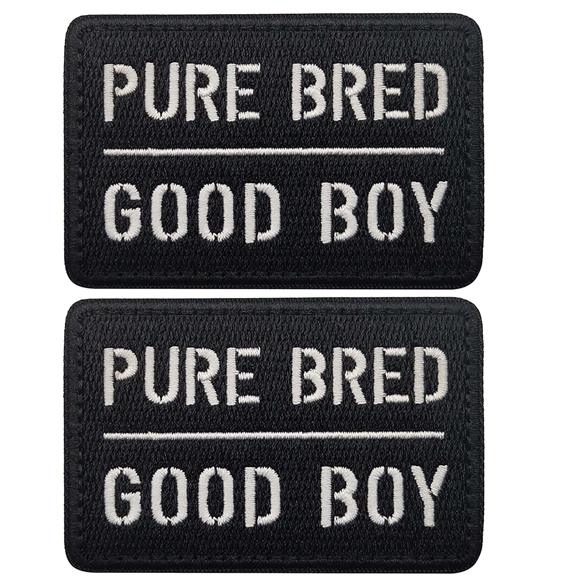 ODSP Purebred Good Boy Embroidered Appliqué Patches Sewing Fabric Funny Applique Patches Tactical Military Emblem Badges