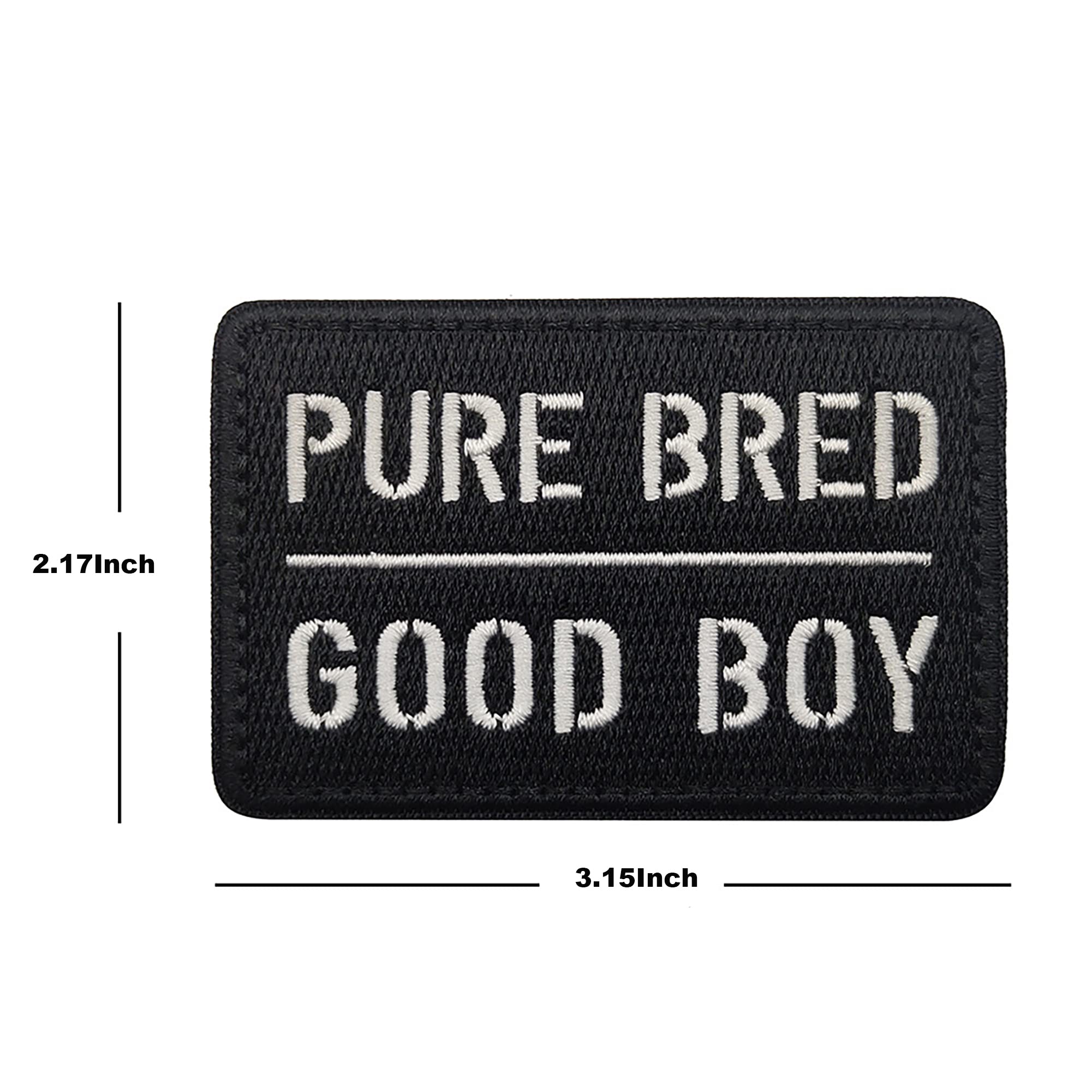 ODSP Purebred Good Boy Embroidered Appliqué Patches Sewing Fabric Funny Applique Patches Tactical Military Emblem Badges - Image 2