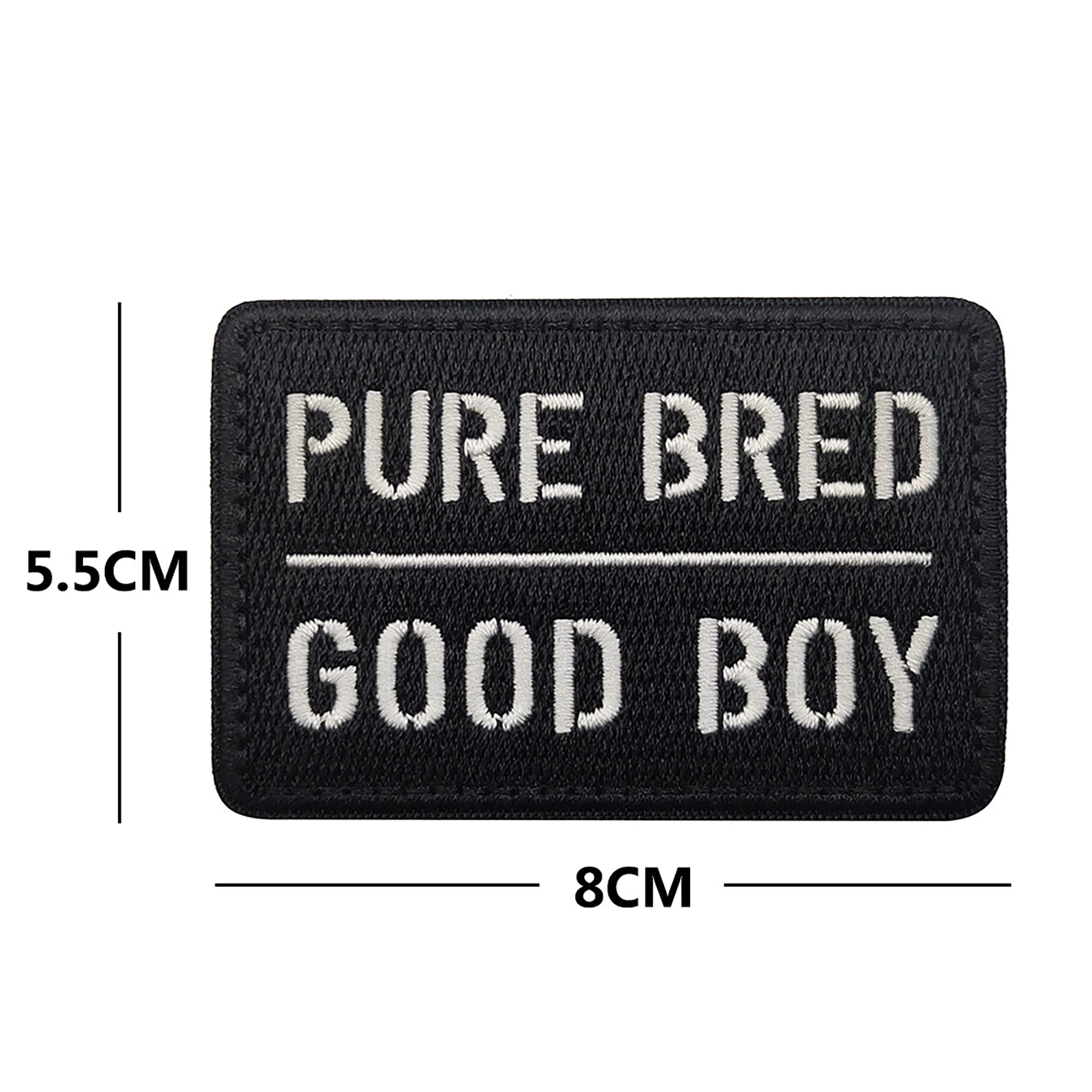 ODSP Purebred Good Boy Embroidered Appliqué Patches Sewing Fabric Funny Applique Patches Tactical Military Emblem Badges - Image 3