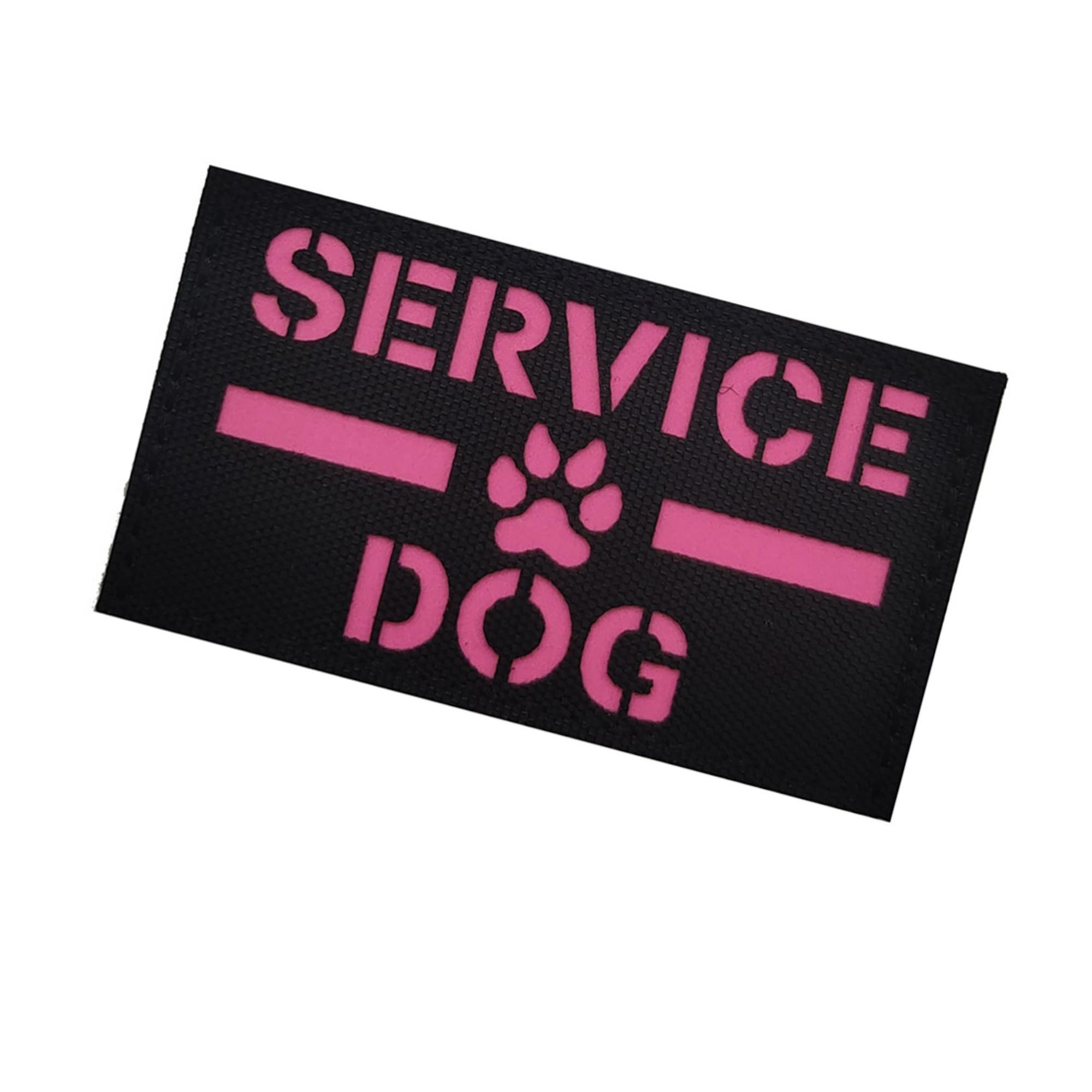 ODSP Service Dog Reflective Patches Decorative Appliques, 3.54 x 1.97 Inch, Glow in Dark, Hook and Loop Backing, Tactical Military Morale Badges, 2 Pack - Image 5