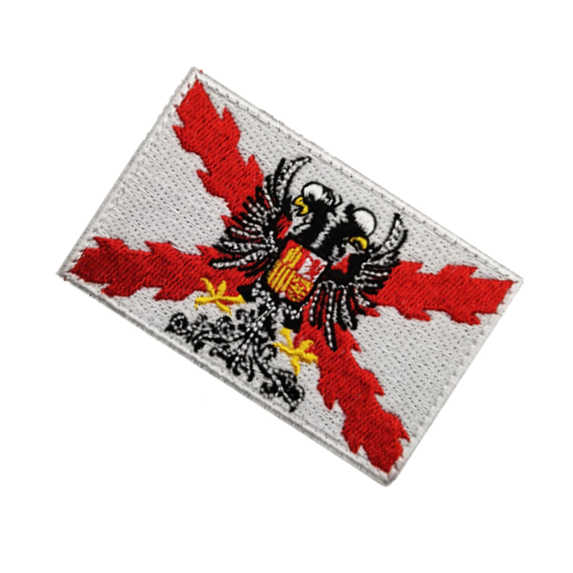 ODSP Spanish Flag Tactical Patches, Spain Flag Fabric Appliques Patch, 3.15 x 1.97 Inches, Hook and Loop Fastener Backing, 2-Pack - Image 4
