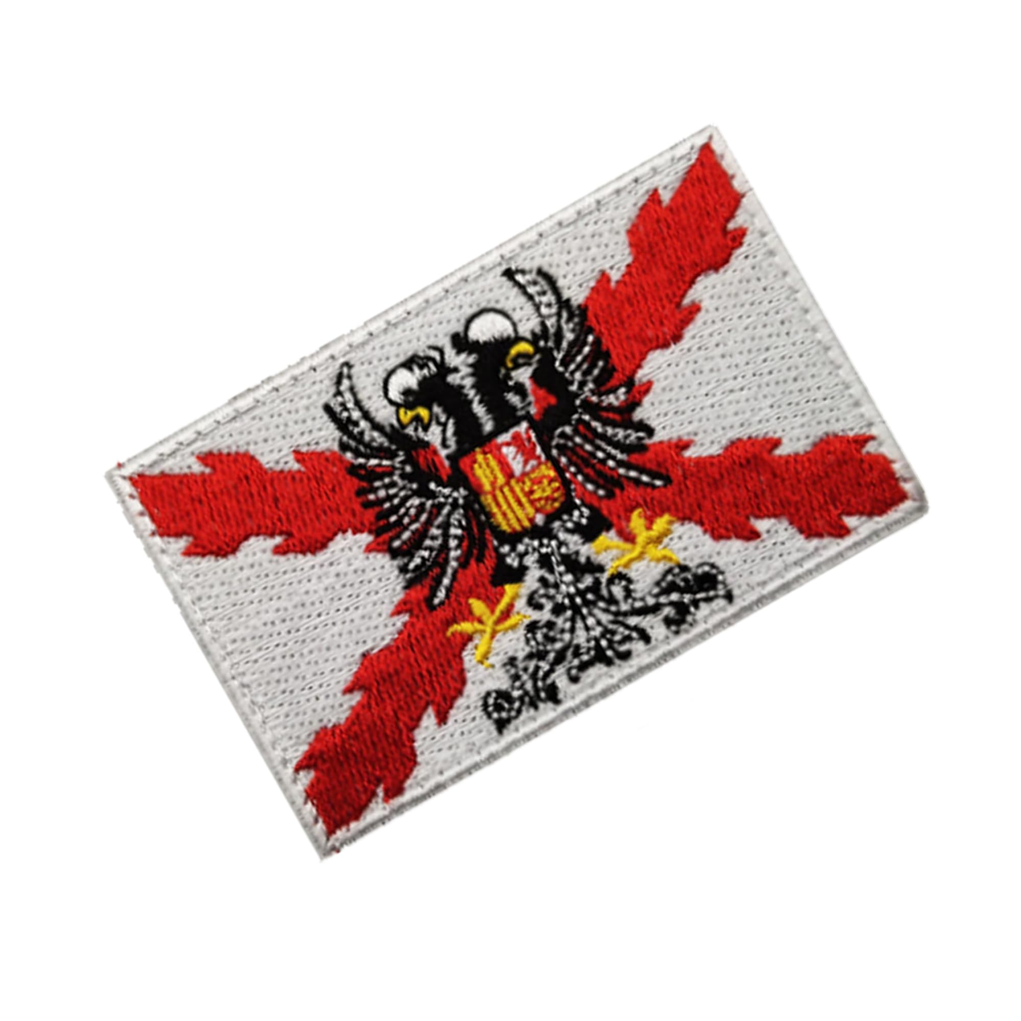ODSP Spanish Flag Tactical Patches, Spain Flag Fabric Appliques Patch, 3.15 x 1.97 Inches, Hook and Loop Fastener Backing, 2-Pack - Image 5