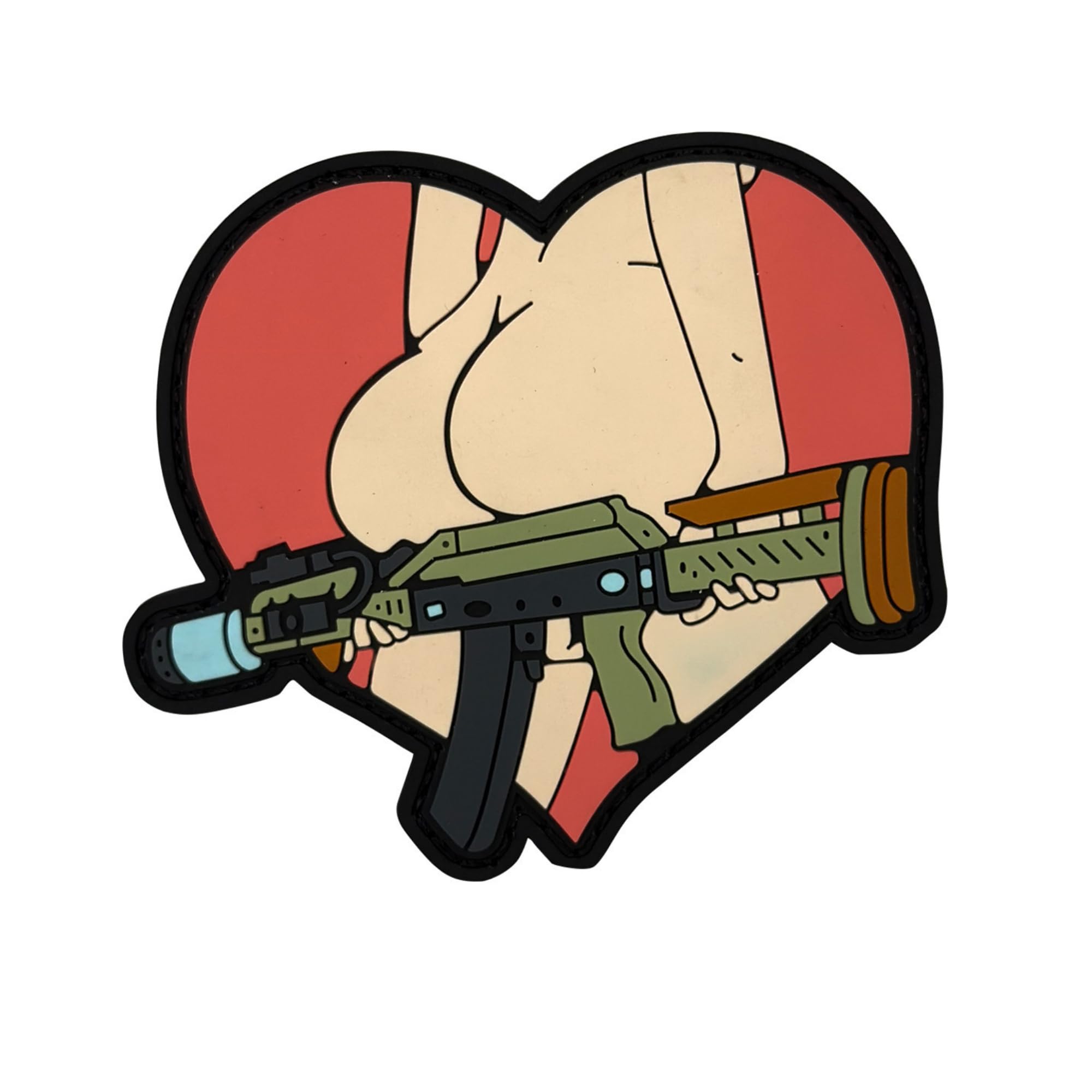 ODSP Tactical Morale PVC Patch, Sexy Women Anime Character Design, Hook and Loop Backing, 3.54 x 3.15 inches, Multicolor