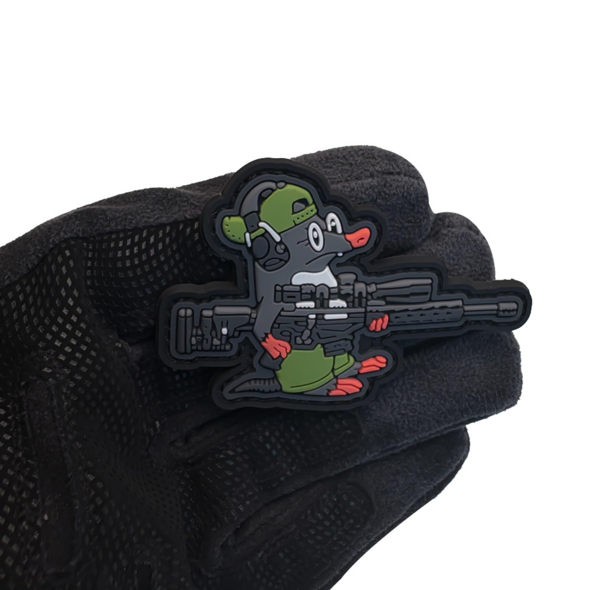 ODSP Tactical Mouse PVC Morale Patch, Military Hook and Loop Badge, 3.15 x 2.17 Inch - Image 7