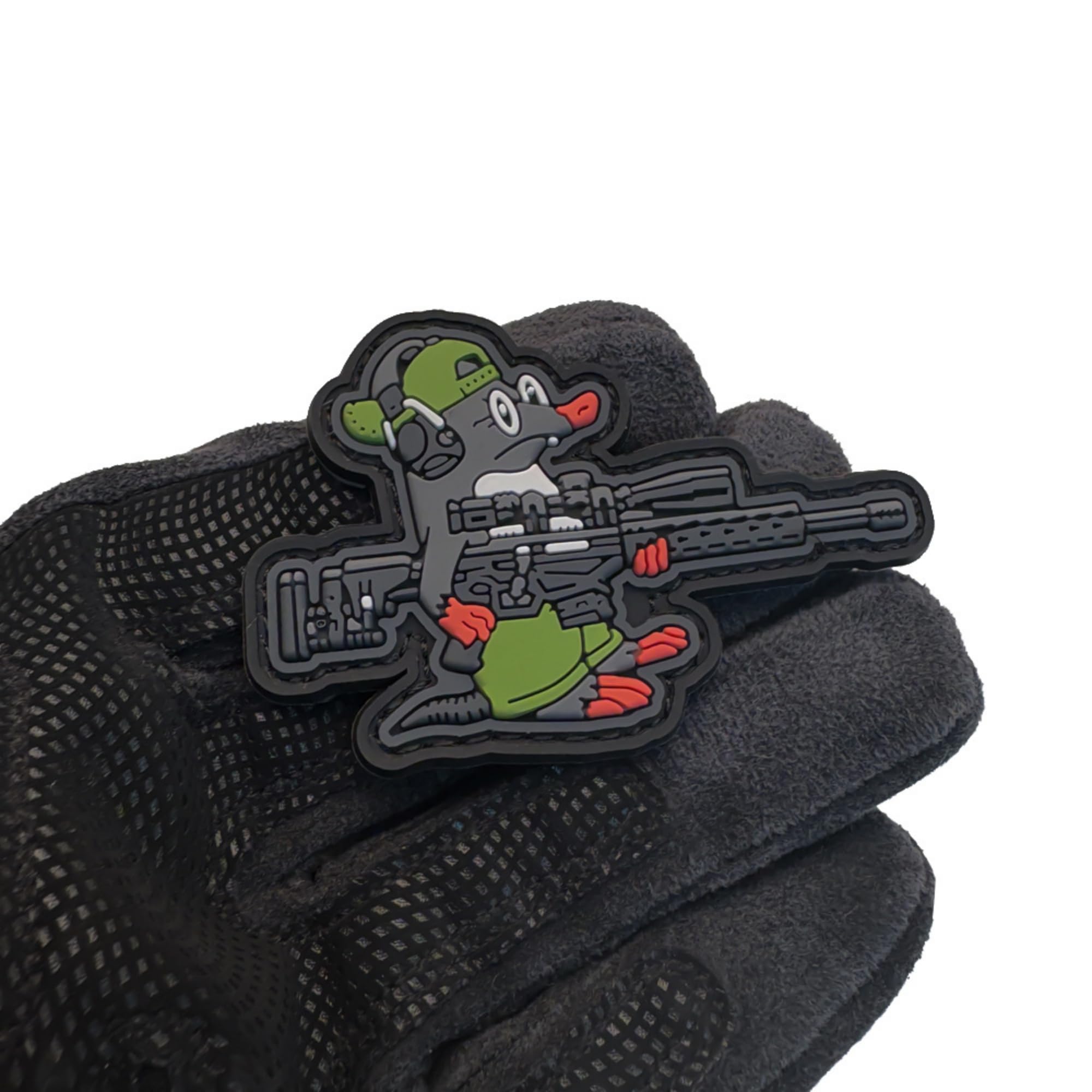 ODSP Tactical Mouse PVC Morale Patch, Military Hook and Loop Badge, 3.15 x 2.17 Inch - Image 8