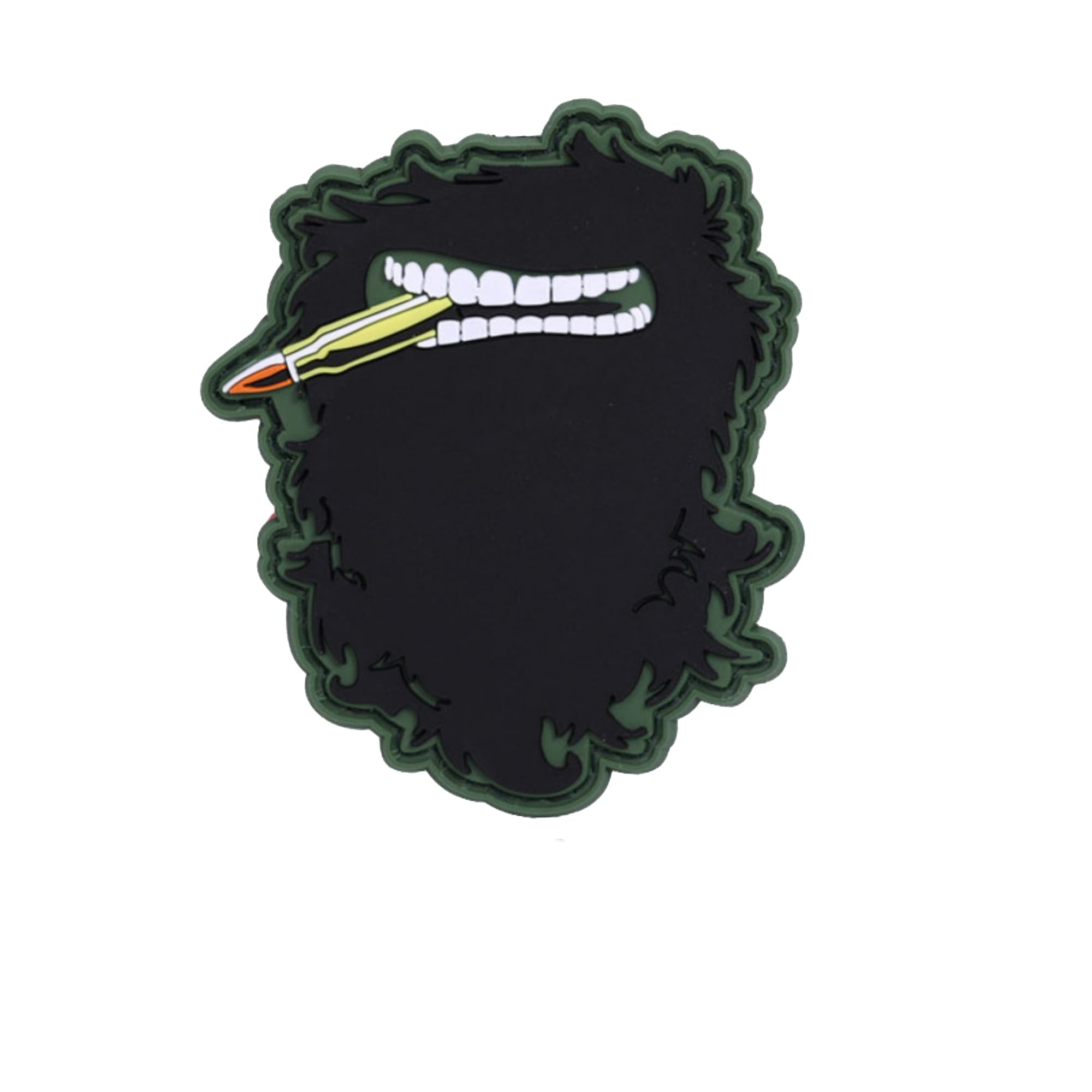 ODSP Tactical PVC Morale Patches with Hook and Loop Backing, Green Bullet Design, 3.3 x 2.75 Inches, 2-Pack - Image 6