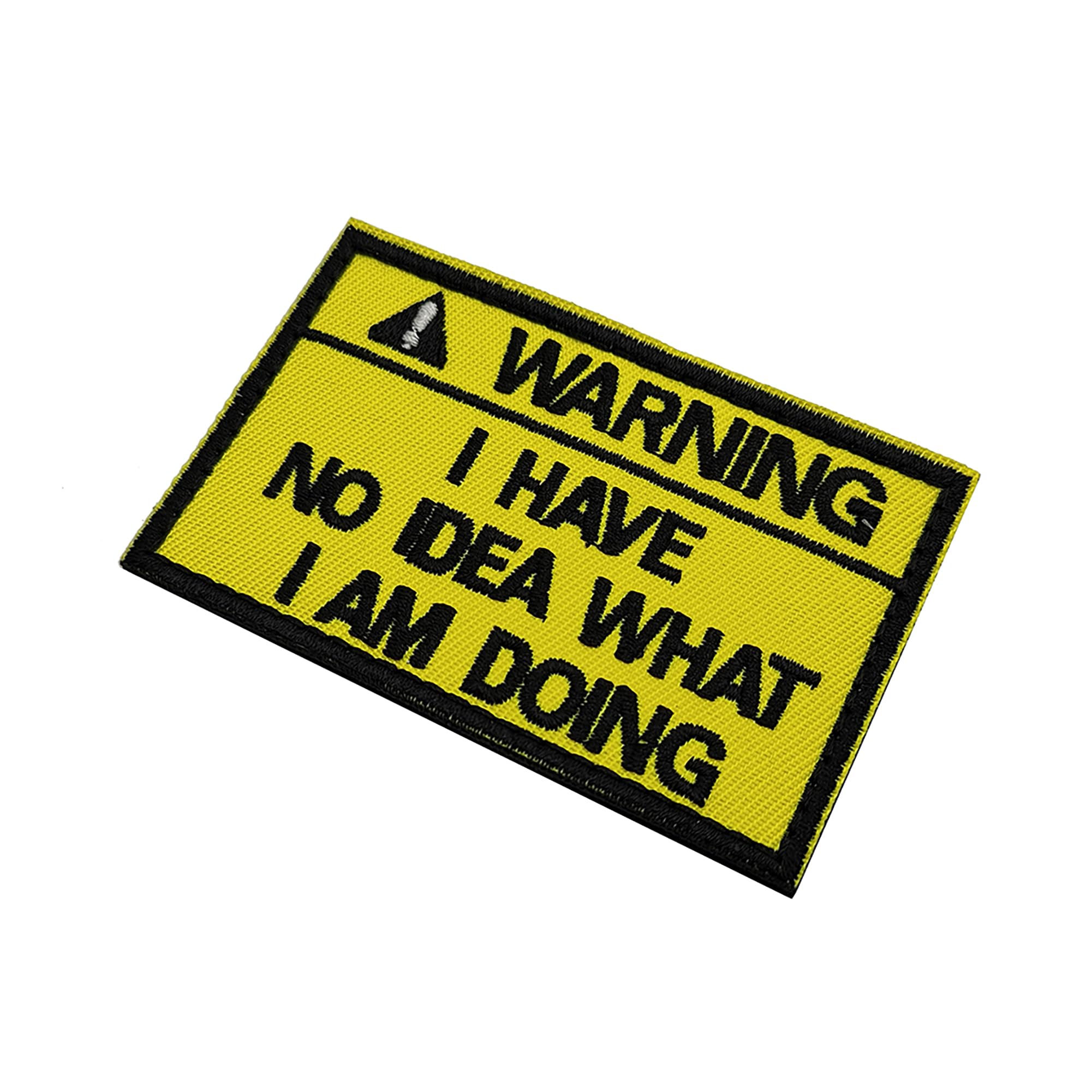 ODSP Warning Embroidered Appliques Patches, I Have No Idea What I Am Doing, 3.15 x 1.97 Inch, Hook and Loop Backing - Image 6