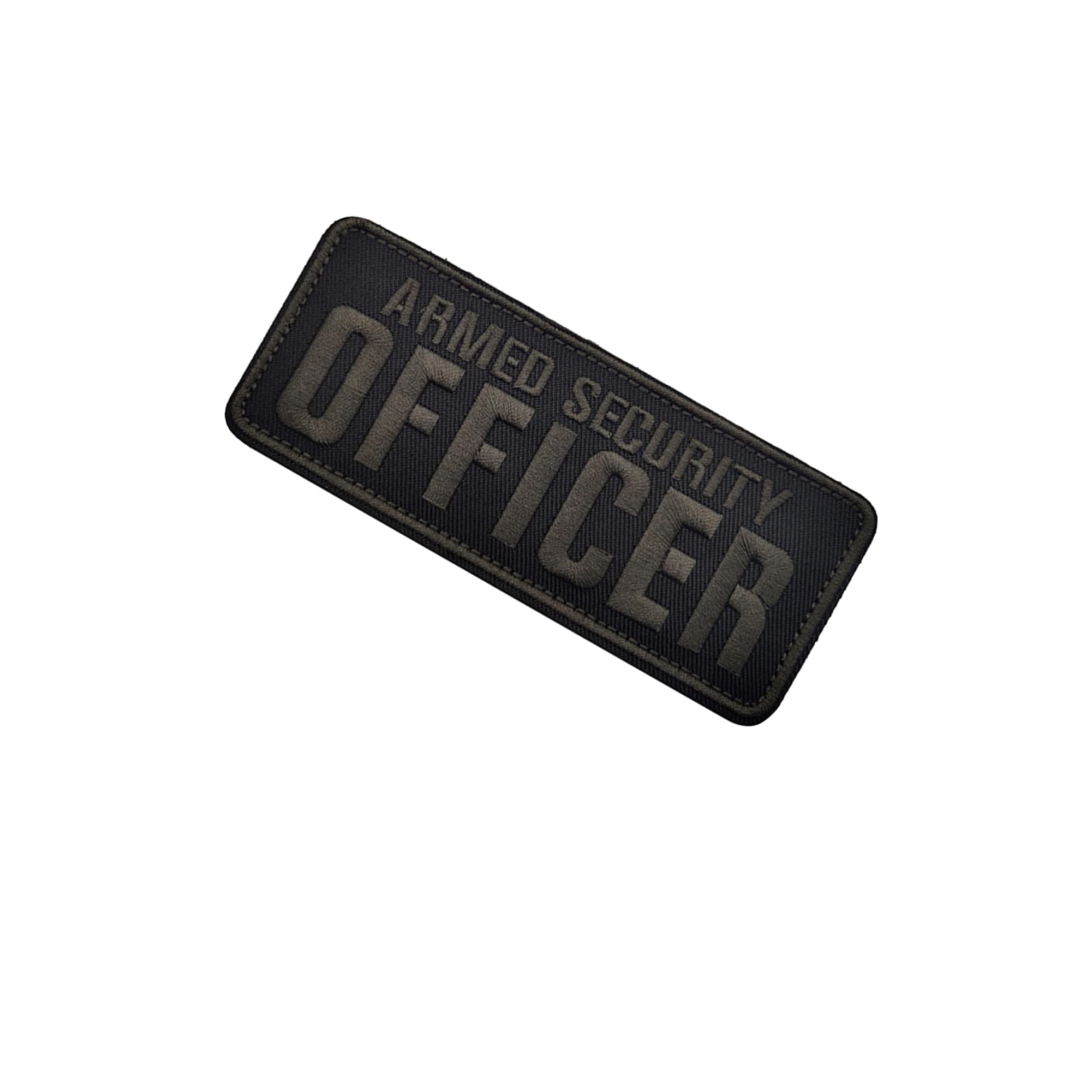 Officer Patch Armed Security Embroidered Patches Tactical Halloween Cosplay Costume Sewing Appliques Emblem Armband Badges for Motorcycle Rider or Bikers Veteran Vest 5.12x1.97Inch - Image 5