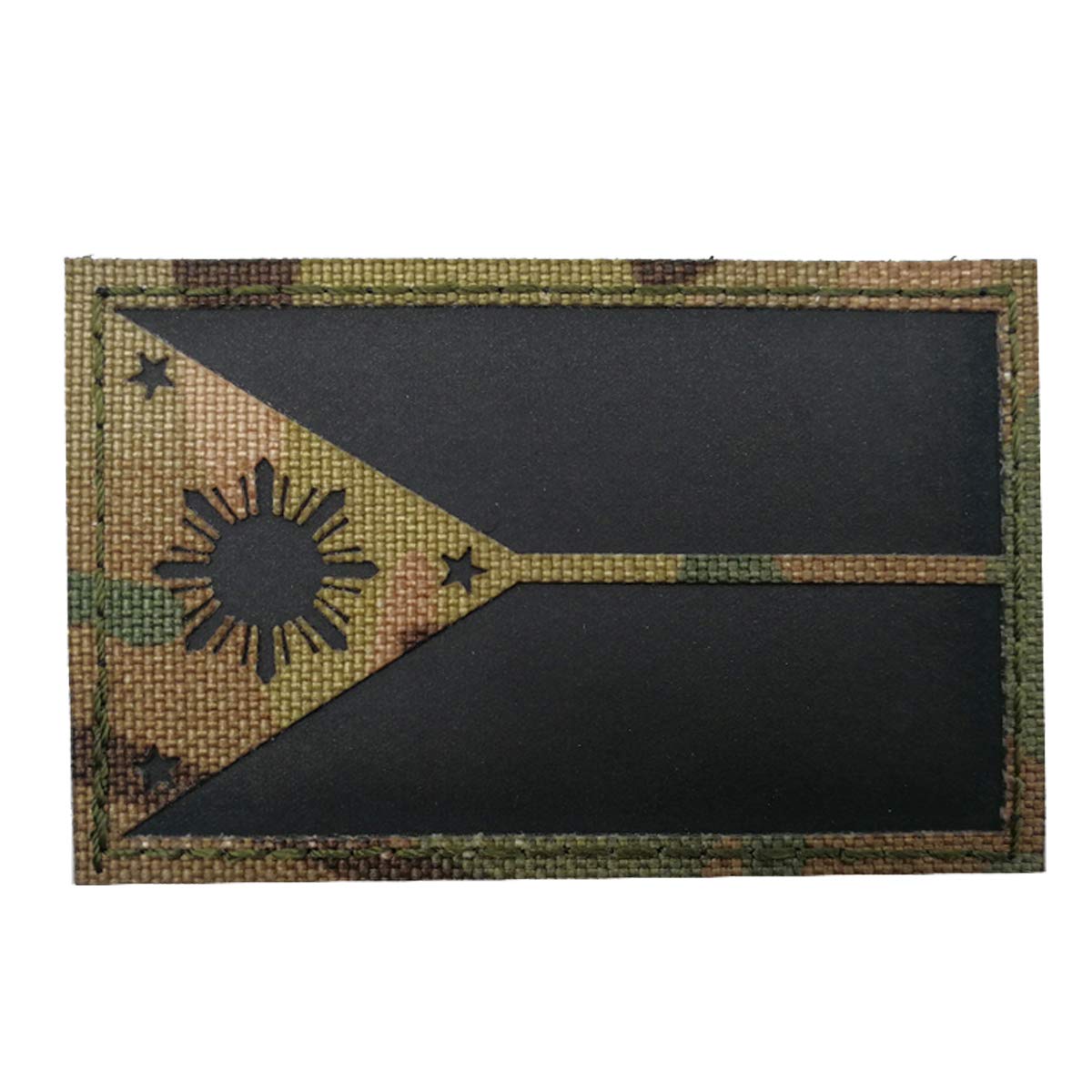 Philippines Flag Patch, Tactical Military Reflective Vest Patches Badages with Hook and Loop Fastener Backing for Clothing, Backpack Armband, Hats, Jeans, Jackets, Coat - 3.15 x 1.97 Inch - Image 5