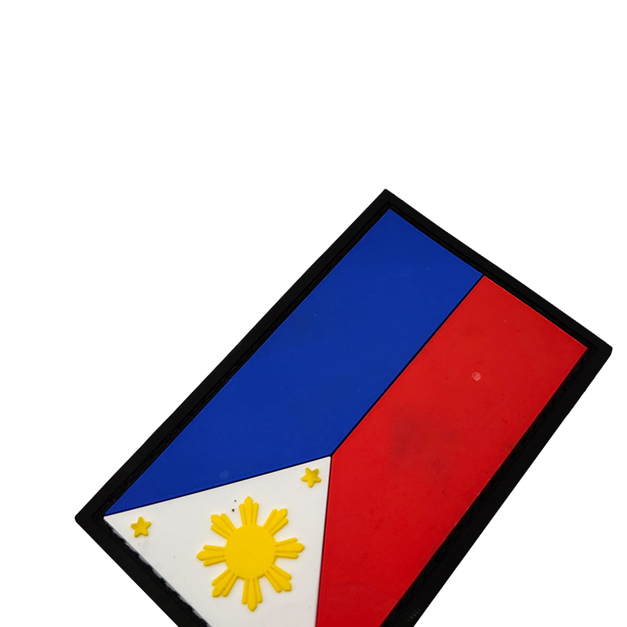 Philippines Flag Tactical PVC Patches - Philippine Flags Military Patch - Hook Backing Fasteners Appliques Decorate Badges - Image 3