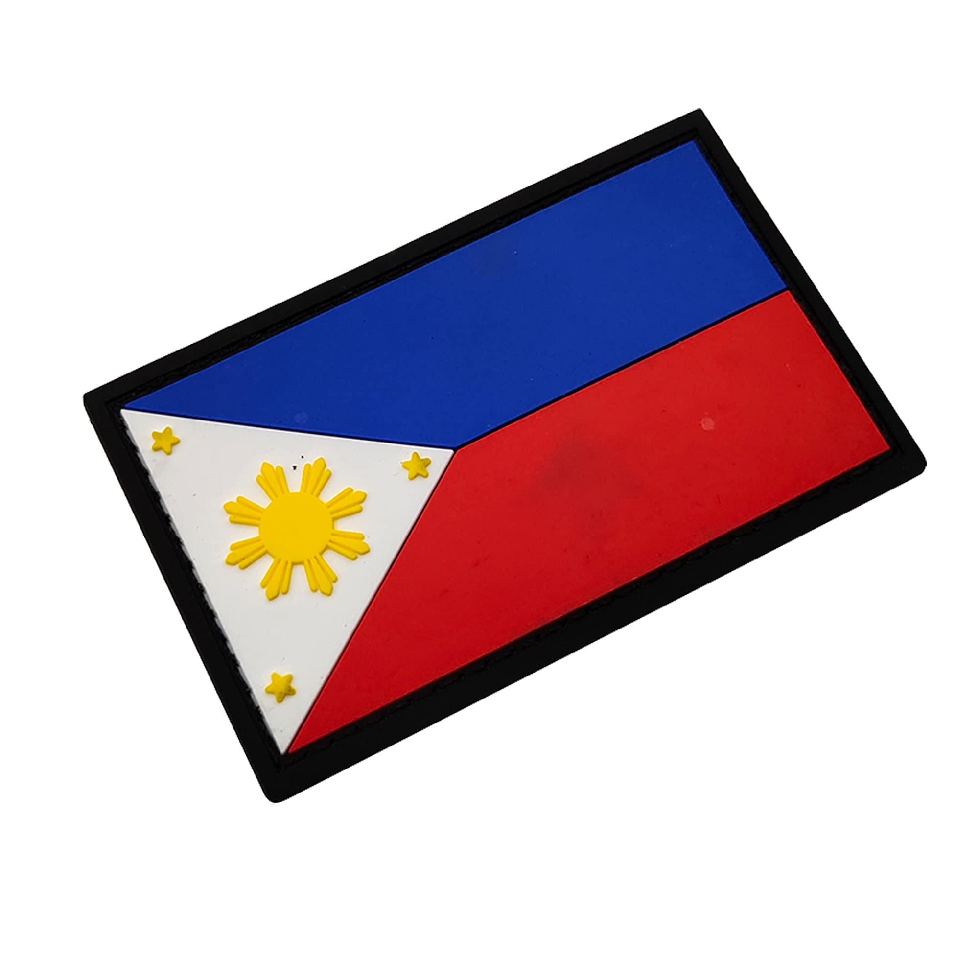 Philippines Flag Tactical PVC Patches - Philippine Flags Military Patch - Hook Backing Fasteners Appliques Decorate Badges - Image 4
