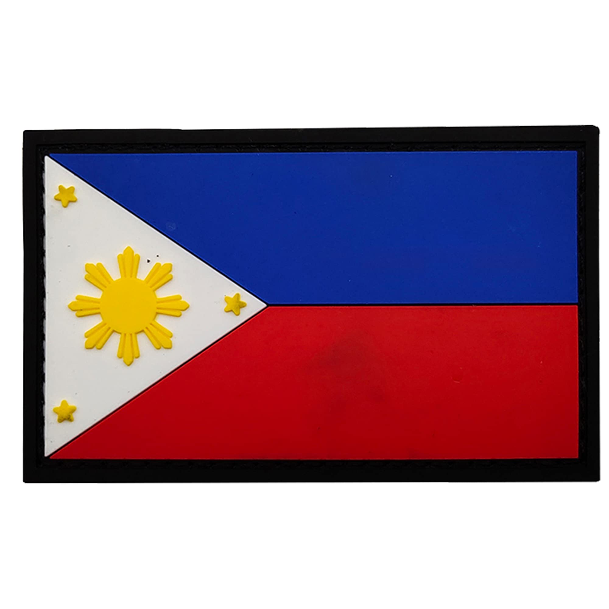 Philippines Flag Tactical PVC Patches - Philippine Flags Military Patch - Hook Backing Fasteners Appliques Decorate Badges - Image 6