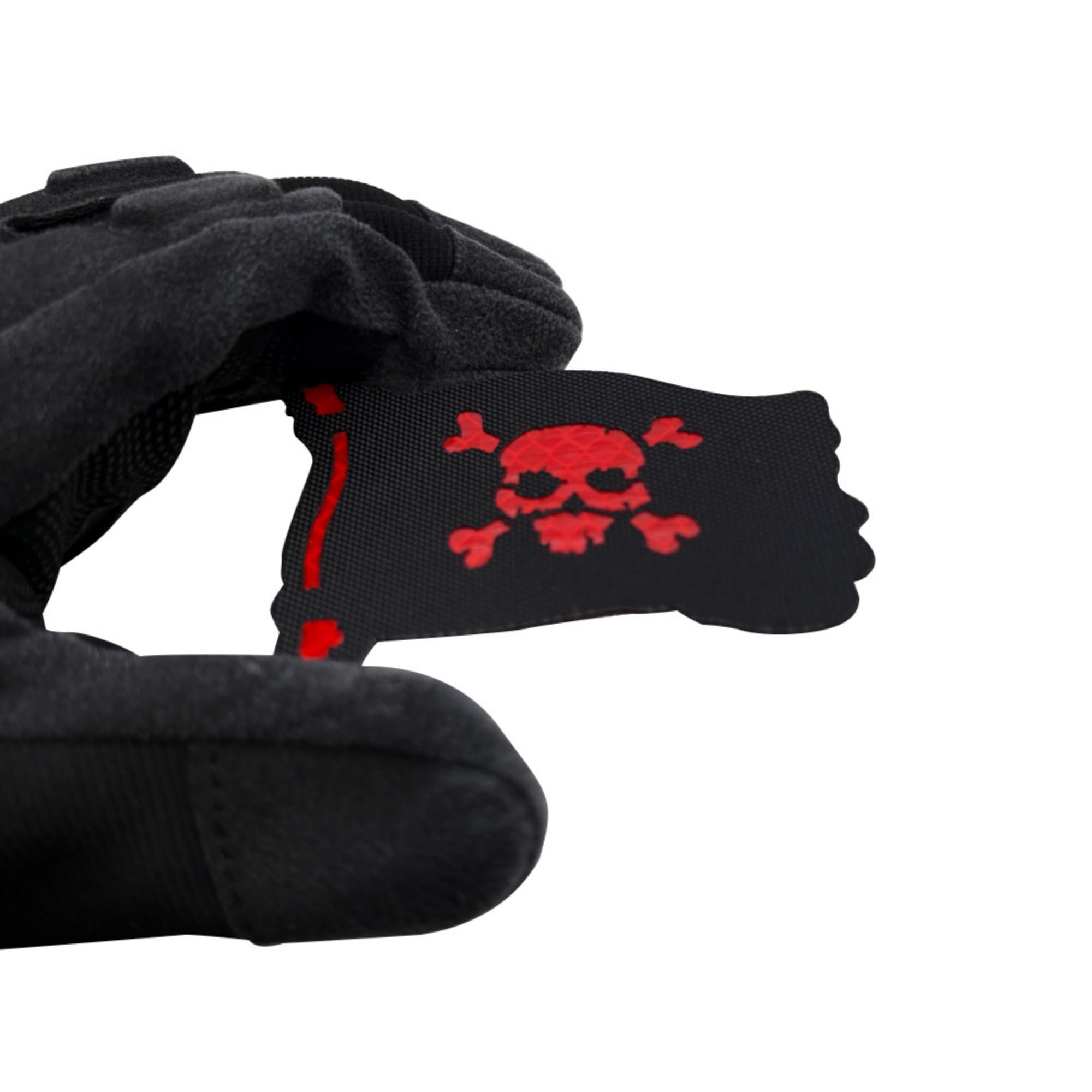 Pirate Skull Flag Tactical Morale Appliques Luminous Patches, Hook and Loop Backing, Glow in Dark Laser Cut Patch Badges, 3.15 x 2.36 inch - Image 6