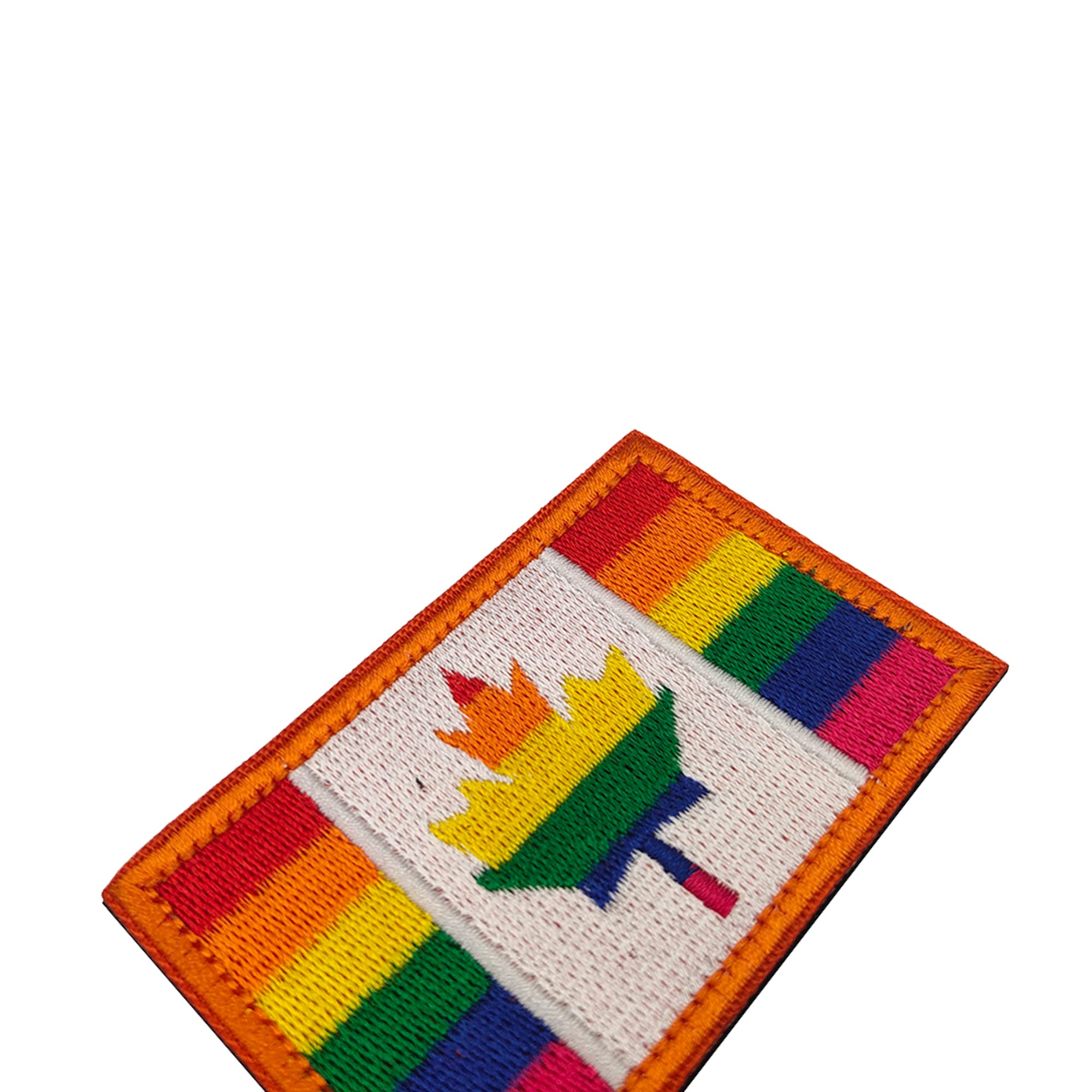 Rainbow Canada Flag Embroidered Patch Morale Canadian Maple Tactical Military Uniform Army Motorcycle Biker Sewing Patches Appliques Emblem Badges - Image 5