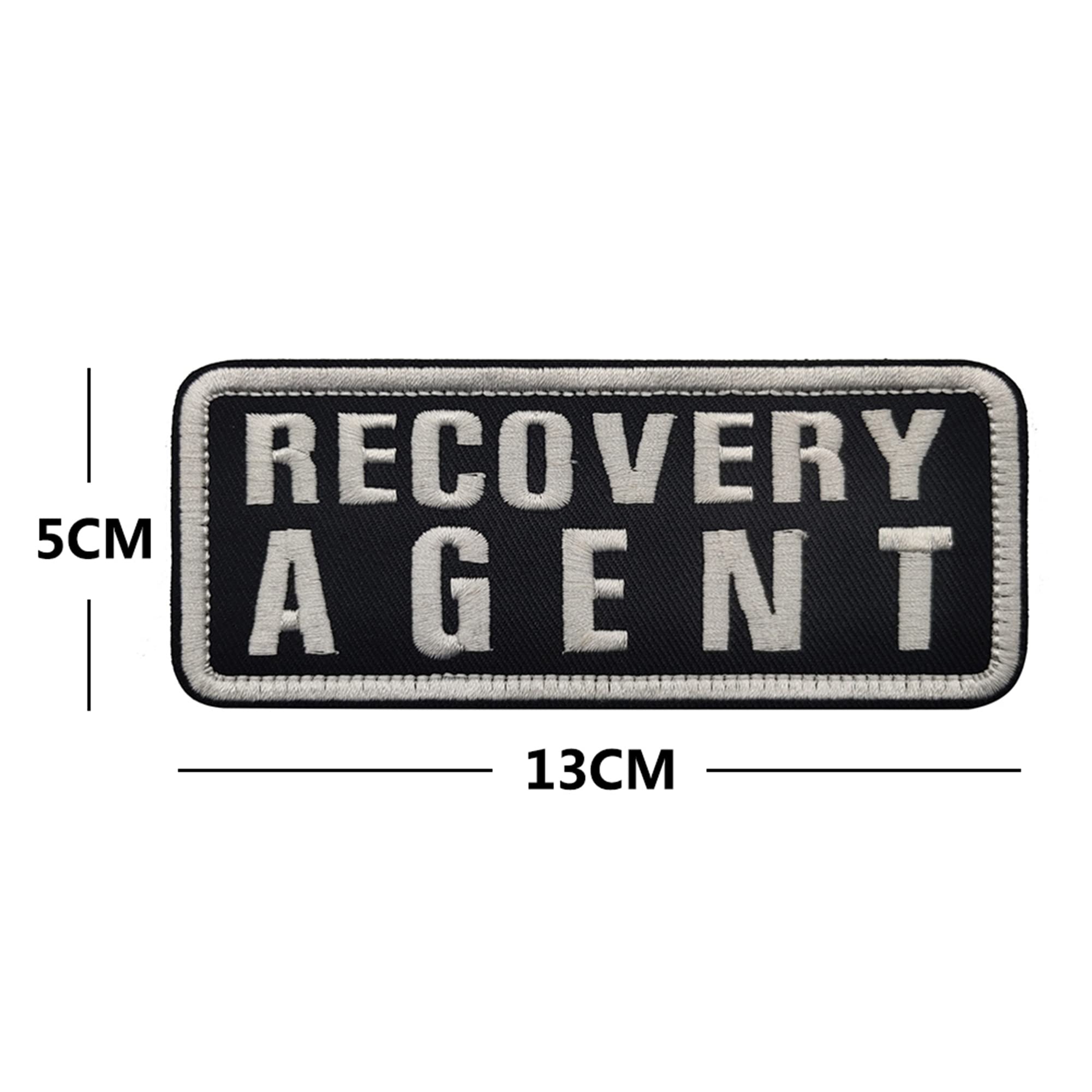Recovery Agent Embroidered Appliqué Patches Tactical Military Morale Patch, Sewing Appliques Decorative Sew-on Decorate Badge DIY Accessories Hook and Loop Backed - Image 4