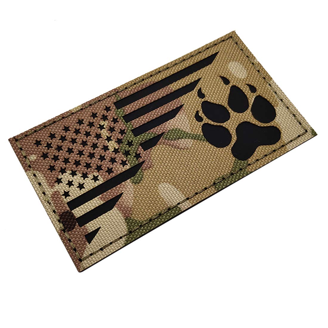Reflective K9 Dog Handler Patches, K-9 USA Flag Tactical Military Appliques with Hook and Loop Fastener Backing for Medium and Large Animal Vests Harnesses - Image 6