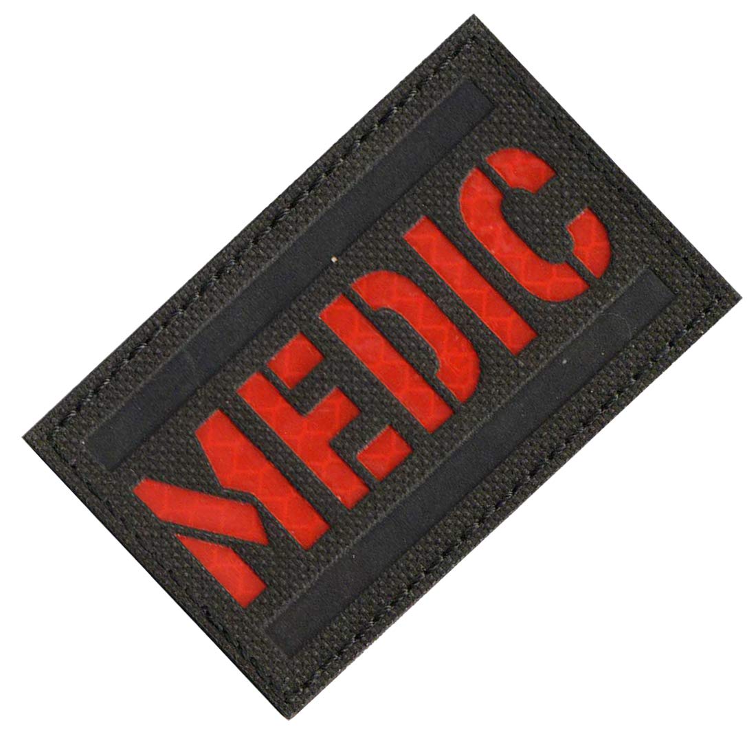 Reflective Medic Patches, EMT EMS Paramedic Medical Star of Life Embroidered Fabric Patches with Hook Loop Backing for Clothes 8 PCS - Image 8