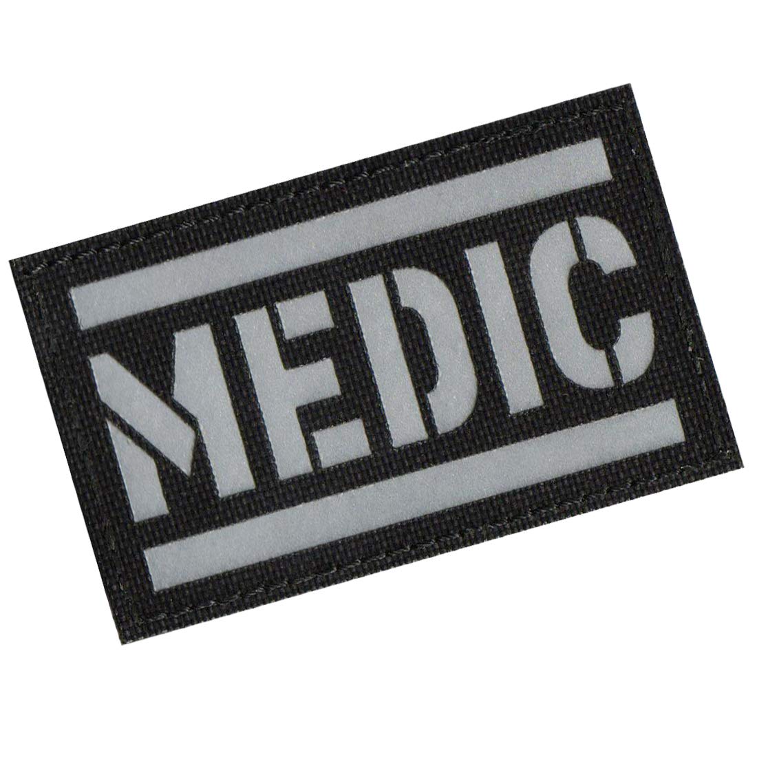 Reflective Medic Patches, EMT EMS Paramedic Medical Star of Life Embroidered Fabric Patches with Hook Loop Backing for Clothes 8 PCS - Image 9