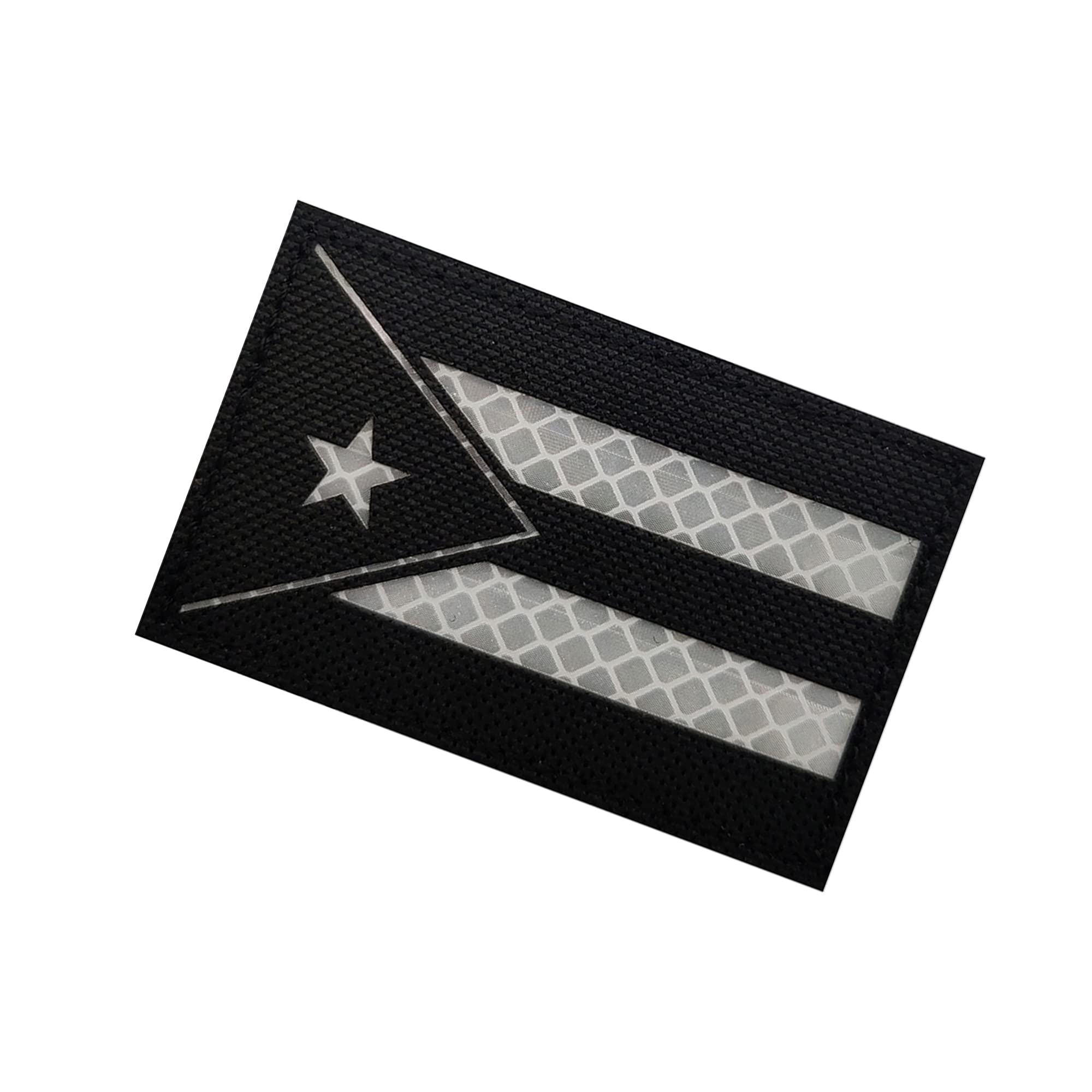 Reflective Puerto Rico Flag Applique Patches Puerto Rican Embroidered Appliqué Patches Sewing Fabric Funny Applique Patches Tactical Military Emblem Badges - Image 6