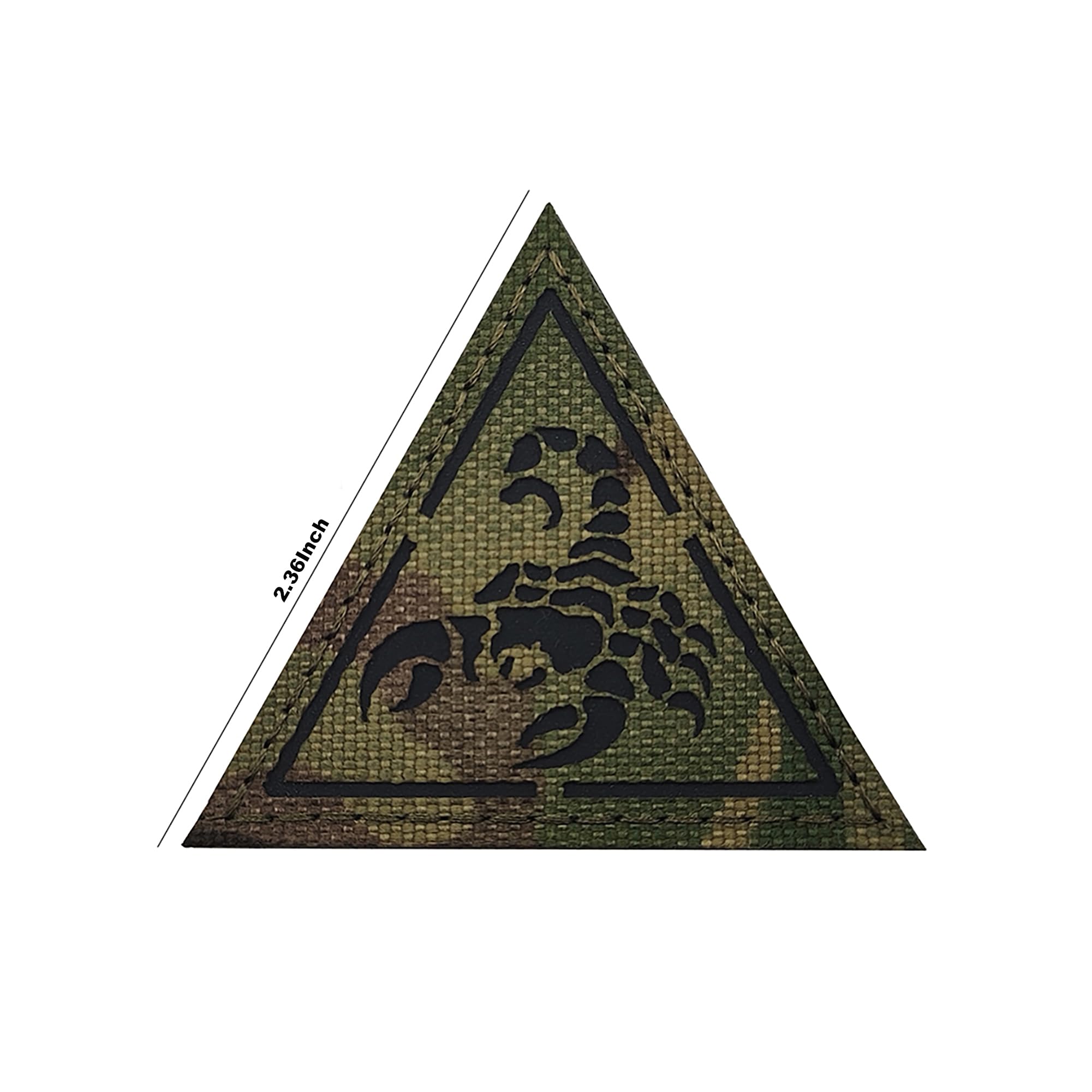 Reflective Scorpion Patch Scorpion Tail Hook and Loop Fasteners Backing Applique Patches Tactical Emblem Armband Badges - Image 4