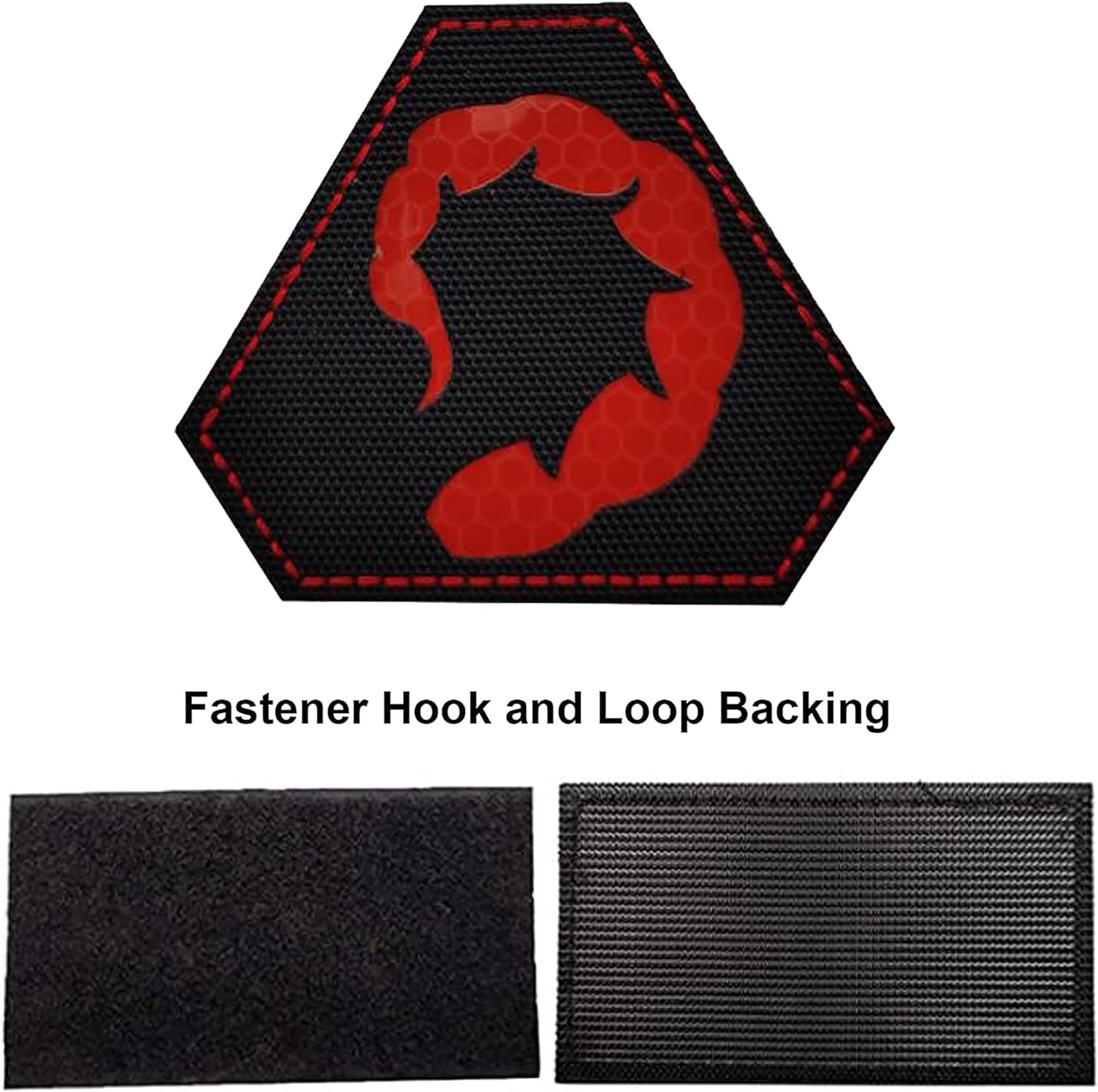 Reflective Scorpion Patch Scorpion Tail Hook and Loop Fasteners Backing Applique Patches Tactical Emblem Armband Badges - Image 7
