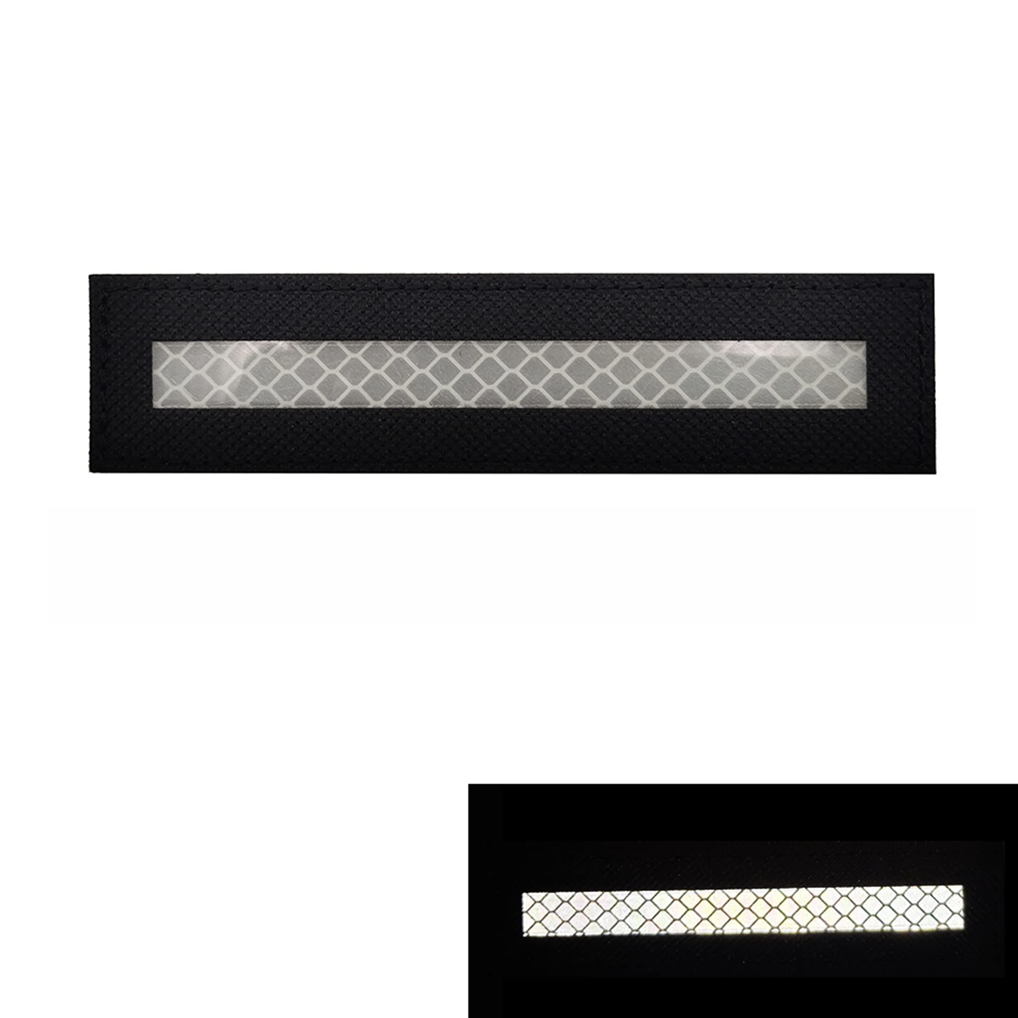 Reflective Tape, Laser Cut Reflector Safety Strip Warning Sticker Patch with Hook and Loop Backing, High-Adhesive Bright Color Safety Reminder Tool Adhesive Decals - Image 5