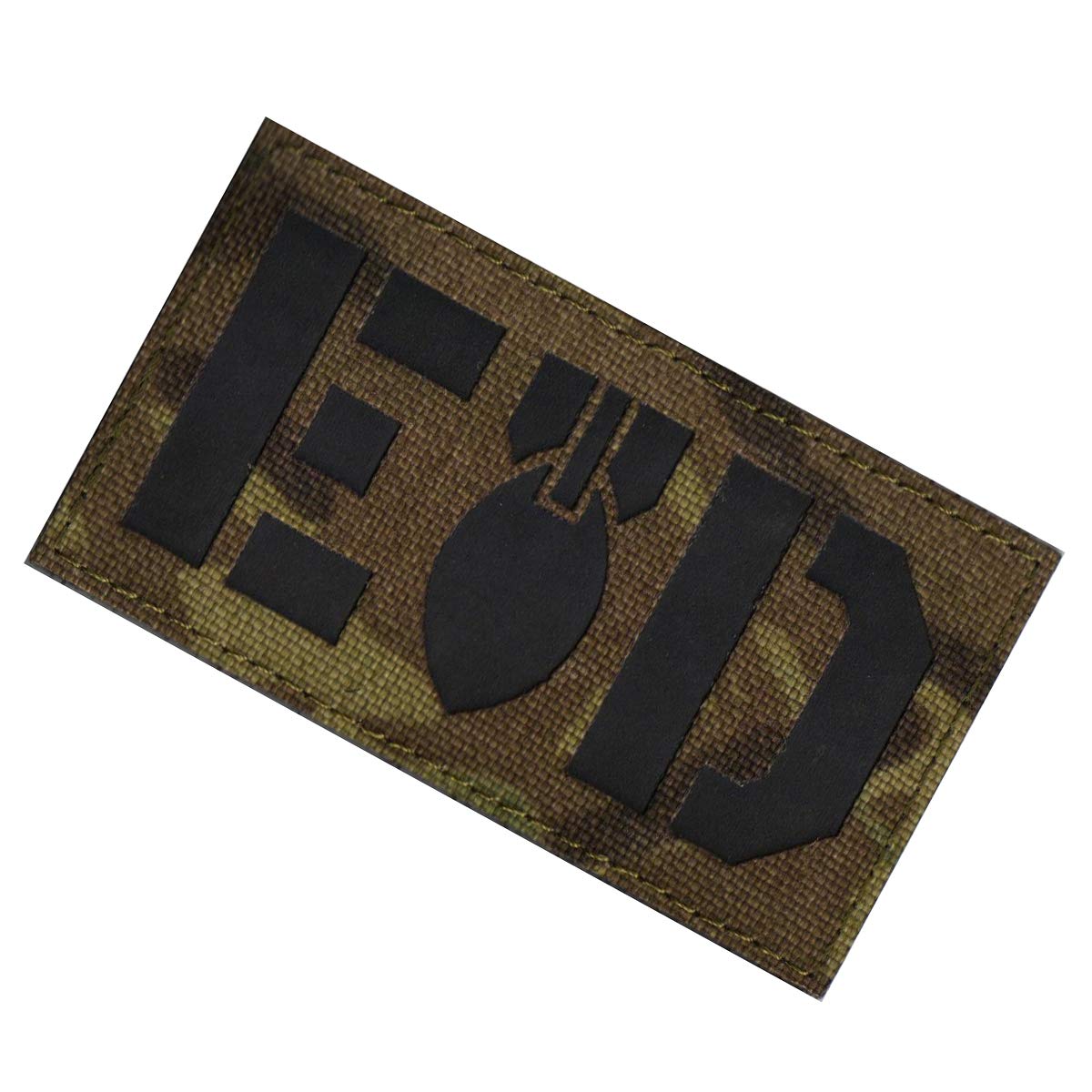 Reflective USA Flag/EOD Patch Explosive Ordnance Disposal Bomb Squad Military Patches Tactical Embroidered Badges Hook and Loop Patch 3.15 x 1.97 inch 3 Pack - Image 6