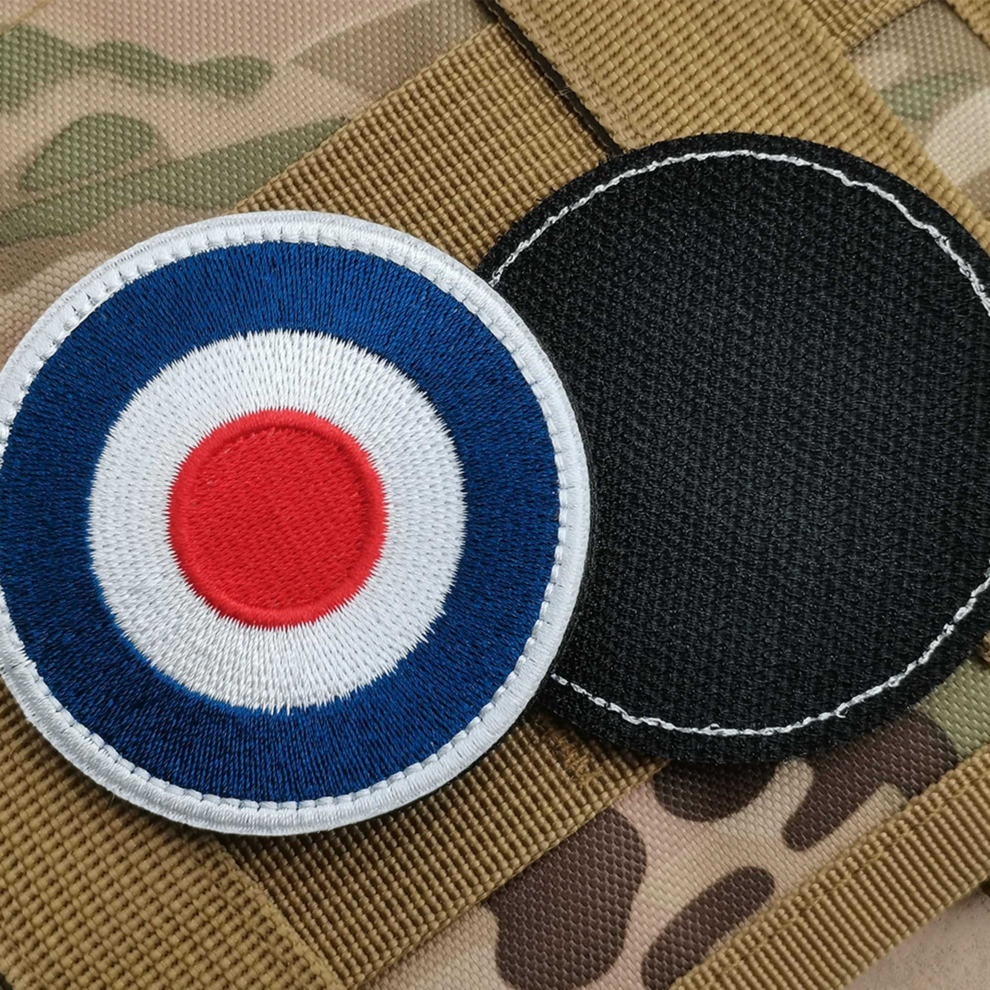 Royal Navy White Ensign Flag Embroidered Patches Appliques, 3.54 x 1.97 Inch, Hook and Loop Backing, 2-Pack - Image 6