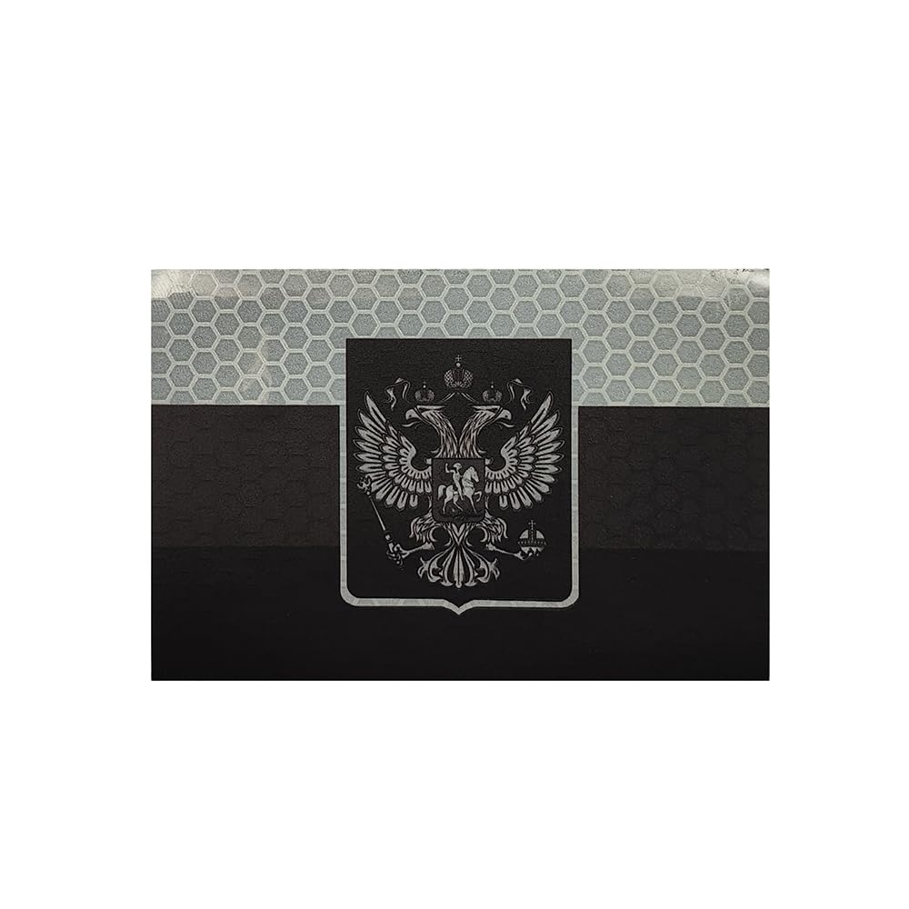 Russian Flag Reflective Patches Appliques, Tactical Morale Military Armband Badges, Hook and Loop Backing, 3.54 x 2.36 Inch, 2-Pack - Image 6