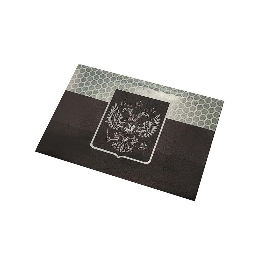 Russian Flag Reflective Patches Appliques, Tactical Morale Military Armband Badges, Hook and Loop Backing, 3.54 x 2.36 Inch, 2-Pack - Image 7