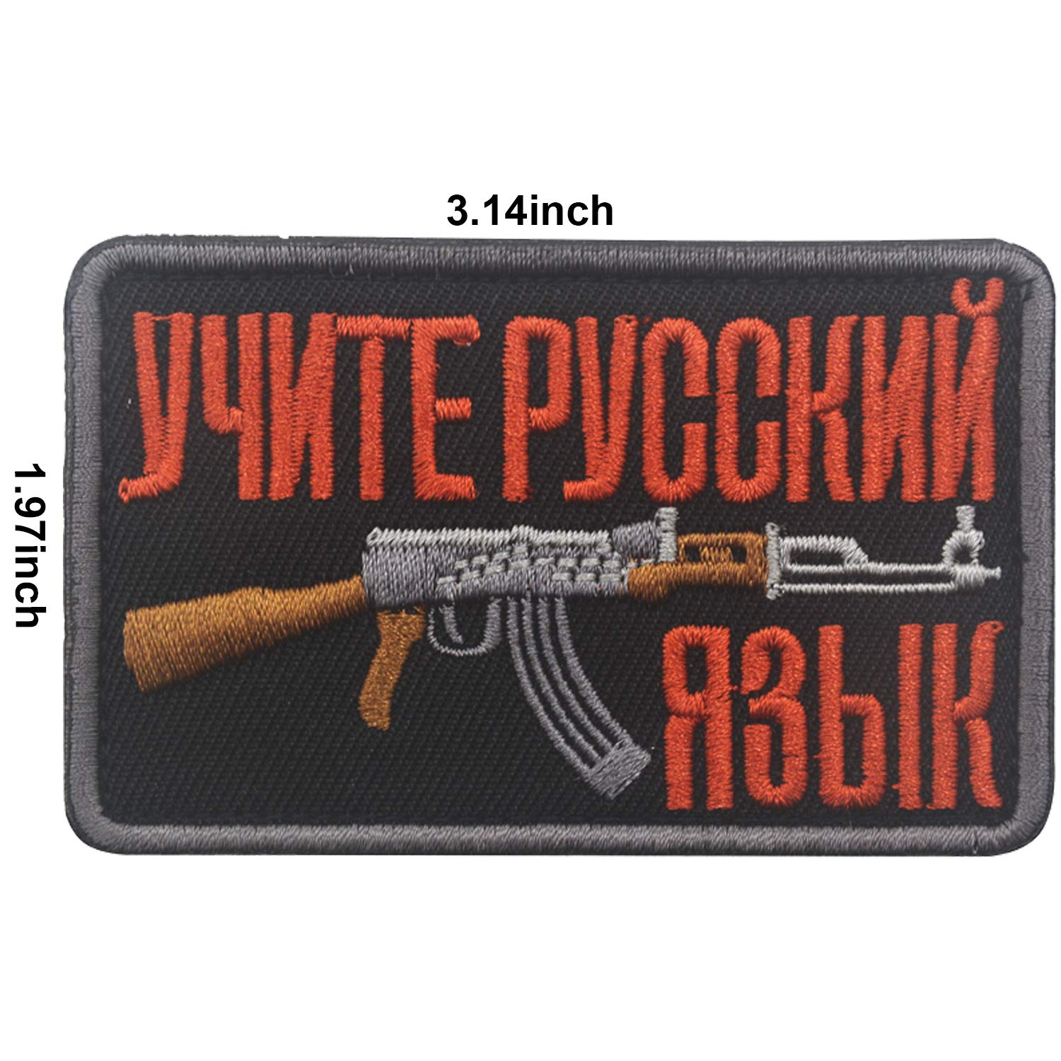 Russians Do Not Yield, Green CSN FSB Alfa Group, AK47 Tactical Morale Military Embroidered Patch 5PCS - Image 6