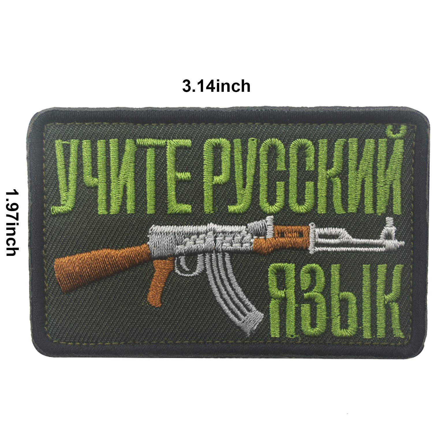 Russians Do Not Yield, Green CSN FSB Alfa Group, AK47 Tactical Morale Military Embroidered Patch 5PCS - Image 7