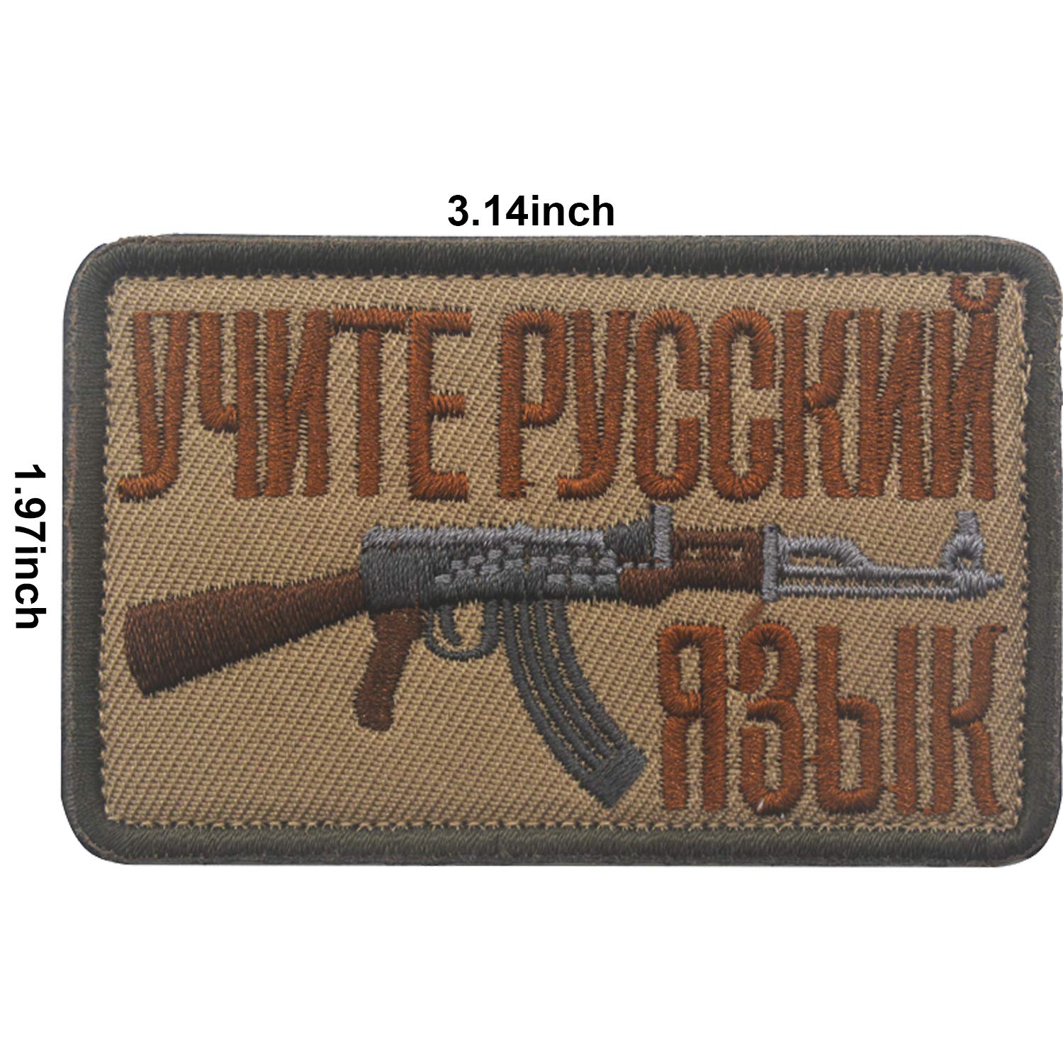 Russians Do Not Yield, Green CSN FSB Alfa Group, AK47 Tactical Morale Military Embroidered Patch 5PCS - Image 8