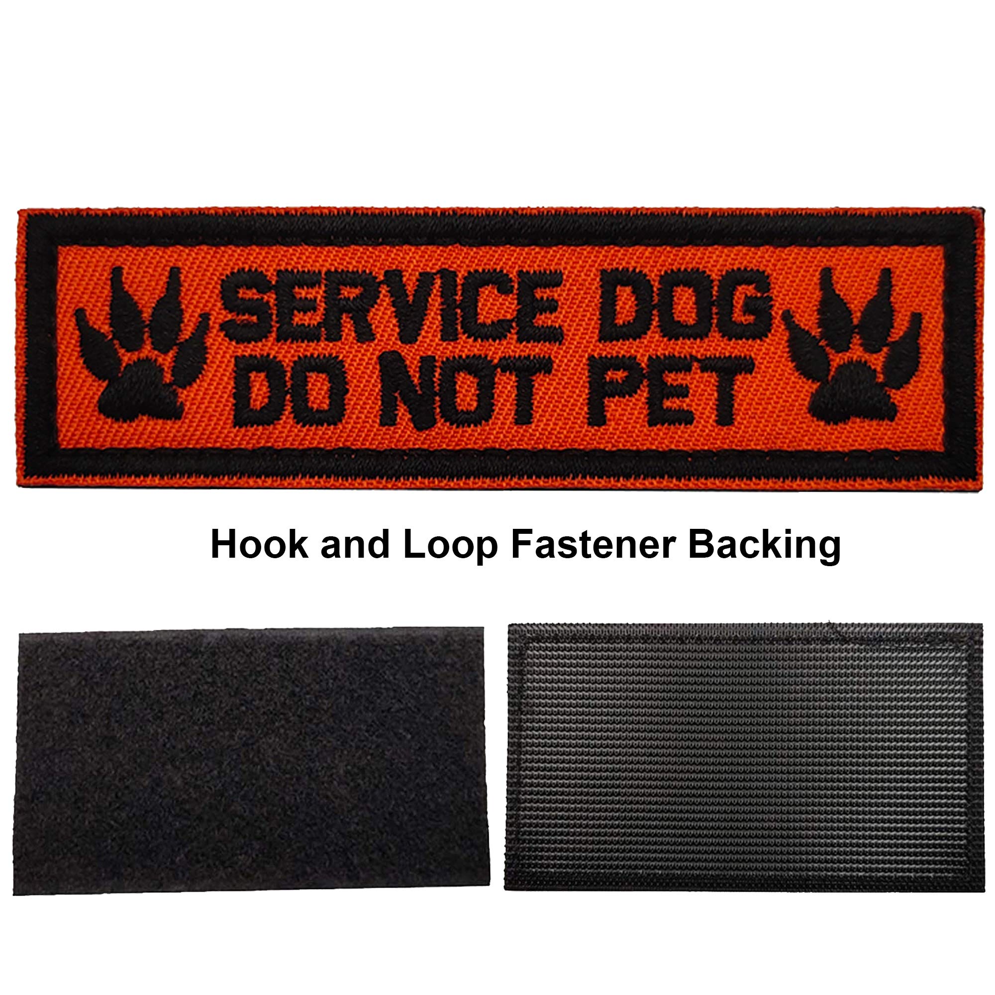 SAR Dogs Embroidered Patch, Customizable Service Dog Do not Pet Training Patches Tactical Gear Military Badges Decorative Appliques with Hook and Loop Fastener Backing for Vest Harness Collar - Image 5