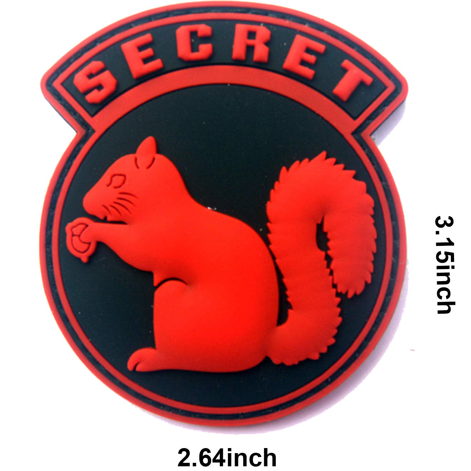 Secret Squirrel Morale PVC Patch 3.15 x 2.64 inch 2PCS - Image 3