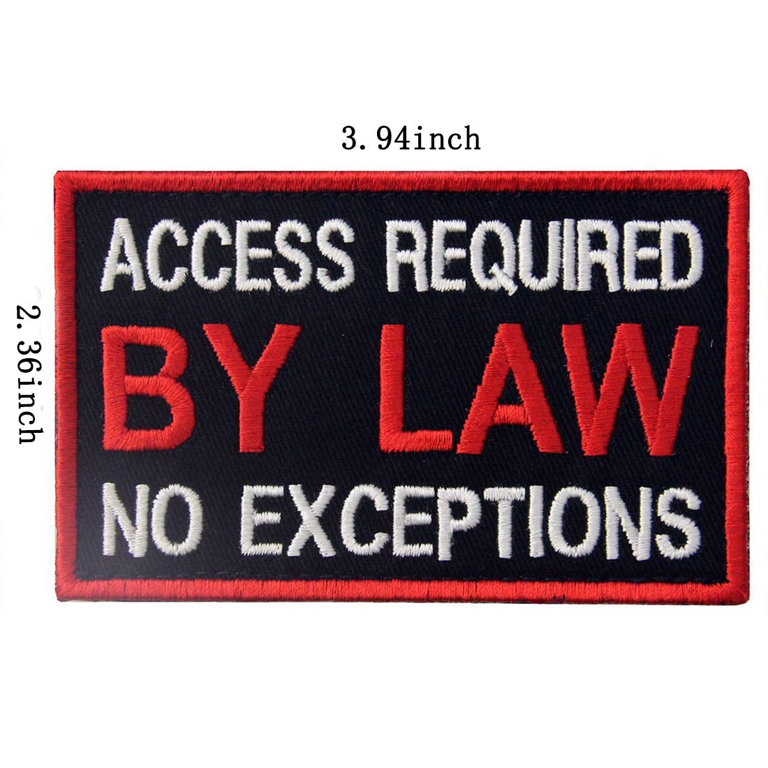 Service Dog Do Not Separate Dog from Handler, Not All Disabilities are Visible, By Law Embroidered Fastener Hook and Loop Backing Patches for Vests/Harnesses - Image 6