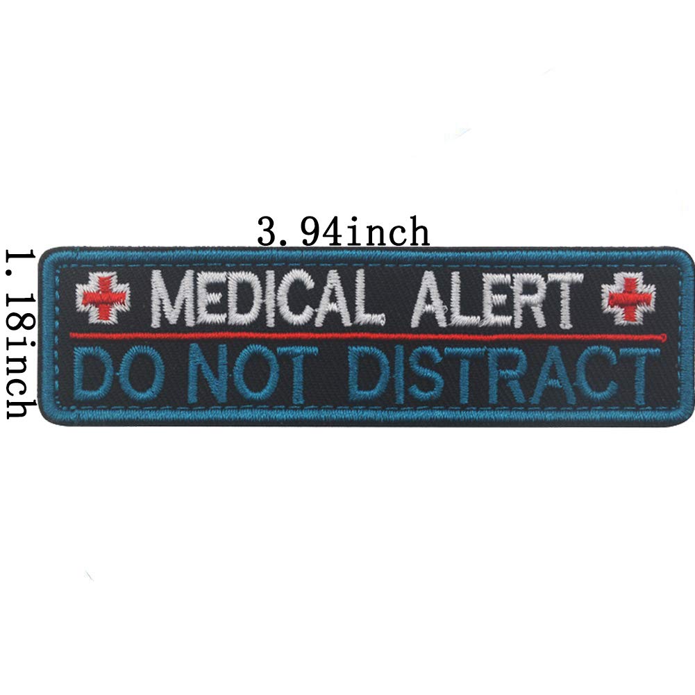 Service Dog Patch Not All Disabilities are Visible, Do My Job Not for Your Entertainment, Medical Alert, If Handler is Down, We are A Team Forever, Do Not Distract Embroidered Patches - Image 6