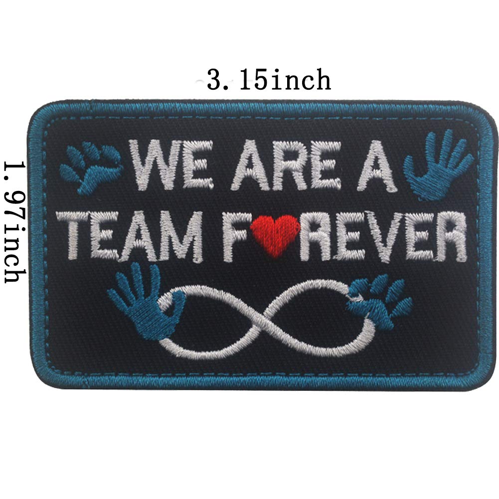 Service Dog Patch Not All Disabilities are Visible, Do My Job Not for Your Entertainment, Medical Alert, If Handler is Down, We are A Team Forever, Do Not Distract Embroidered Patches - Image 7