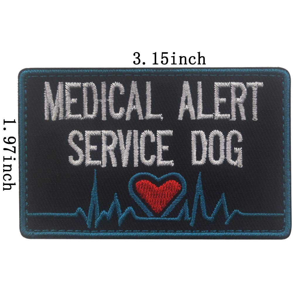 Service Dog Patch Not All Disabilities are Visible, Do My Job Not for Your Entertainment, Medical Alert, If Handler is Down, We are A Team Forever, Do Not Distract Embroidered Patches - Image 8