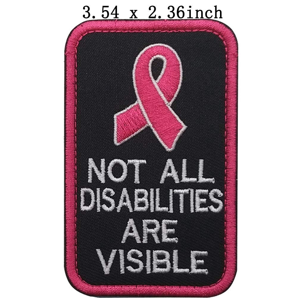 Service Dog Patch Not All Disabilities are Visible, Do My Job Not for Your Entertainment, Medical Alert, If Handler is Down, We are A Team Forever, Do Not Distract Fastener Hook and Loop Patches - Image 3