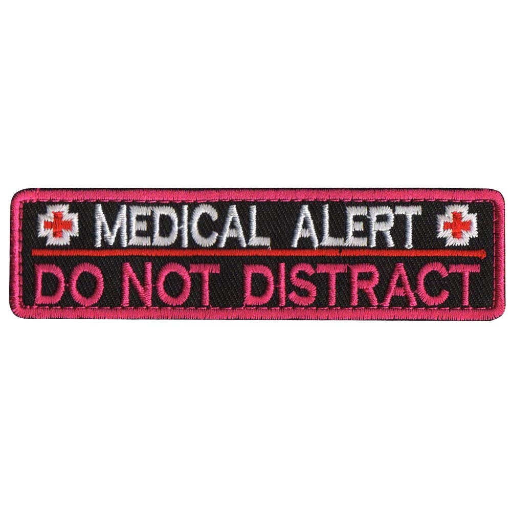 Service Dog Patch Not All Disabilities are Visible, Do My Job Not for Your Entertainment, Medical Alert, If Handler is Down, We are A Team Forever, Do Not Distract Fastener Hook and Loop Patches - Image 7