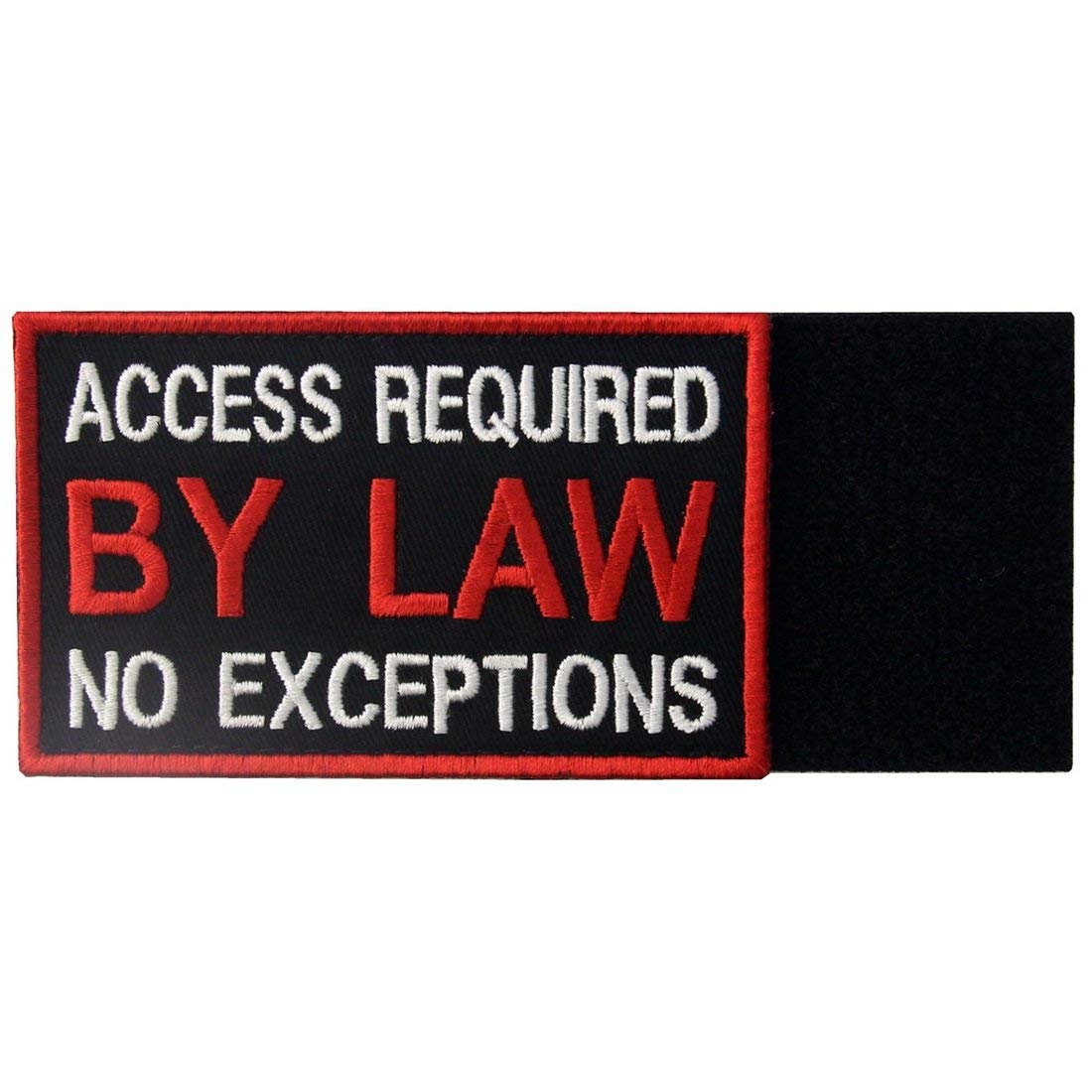 Service Dog Patches Not All Disabilities are Visible, Access Required by Law No Exceptions, I'm Working for Her, Emblem Embroidered Patch Applique with Fastener Hook and Loop Backing - Image 8