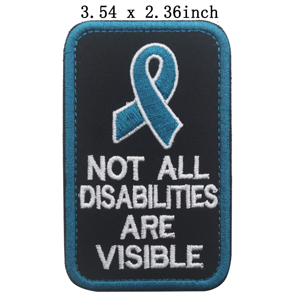 Service Dog Patch Not All Disabilities are Visible, Do My Job Not for Your Entertainment, Medical Alert, If Handler is Down, We are A Team Forever, Do Not Distract Embroidered Patches - Image 4