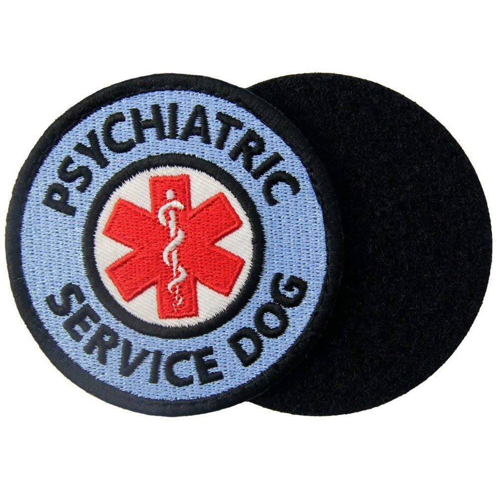 Service Dog PTSD Do Not Distract, Not All Disabilities are Visible Embroidered Fastener Hook and Loop Backing Patches for Vests/Harnesses - Image 6