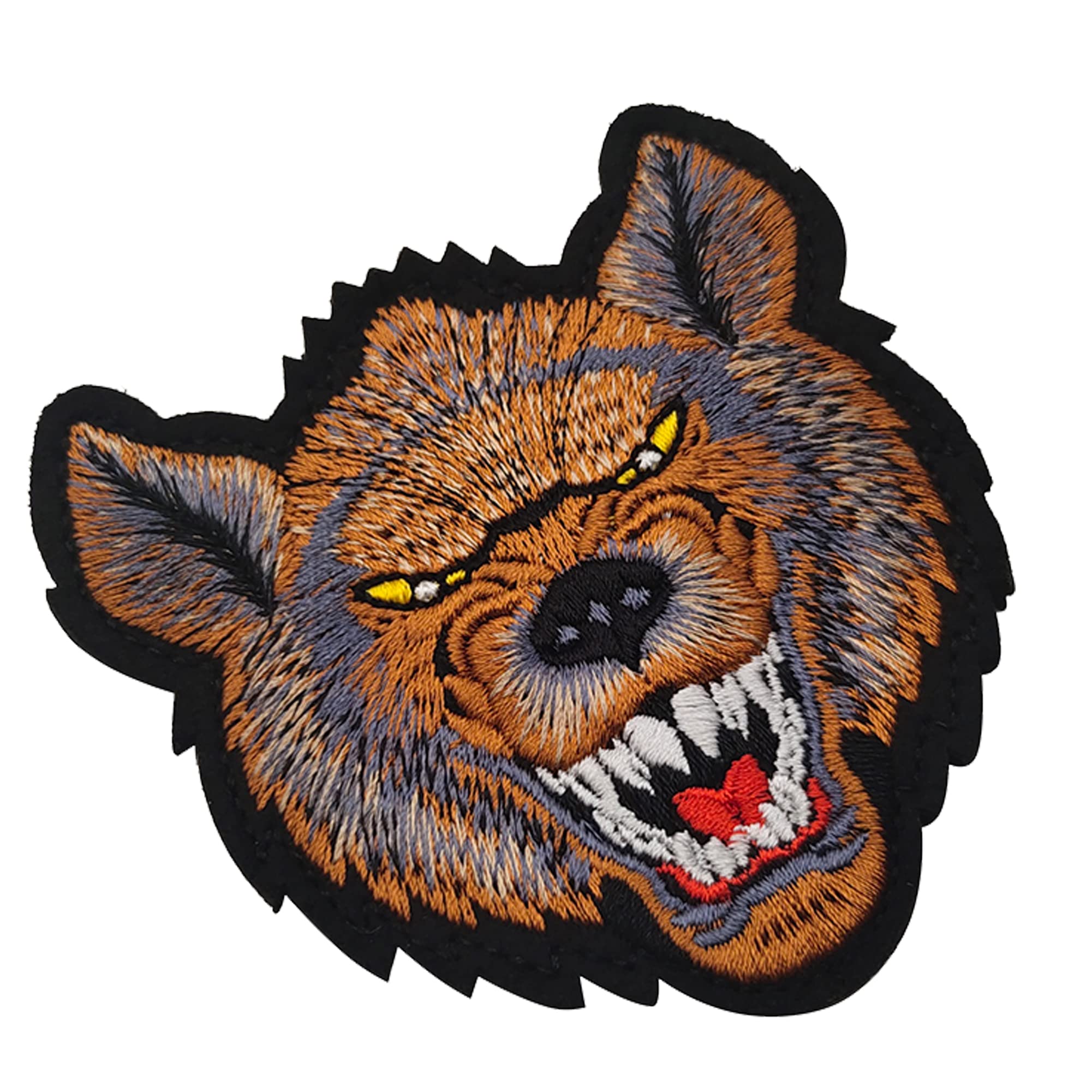 Spotted Hyena Tactical Military Morale Embroidered Patch - Pet Animal Costume Accessory Kit Fastener Hook and Loop Backing Badges Appliques - Image 6