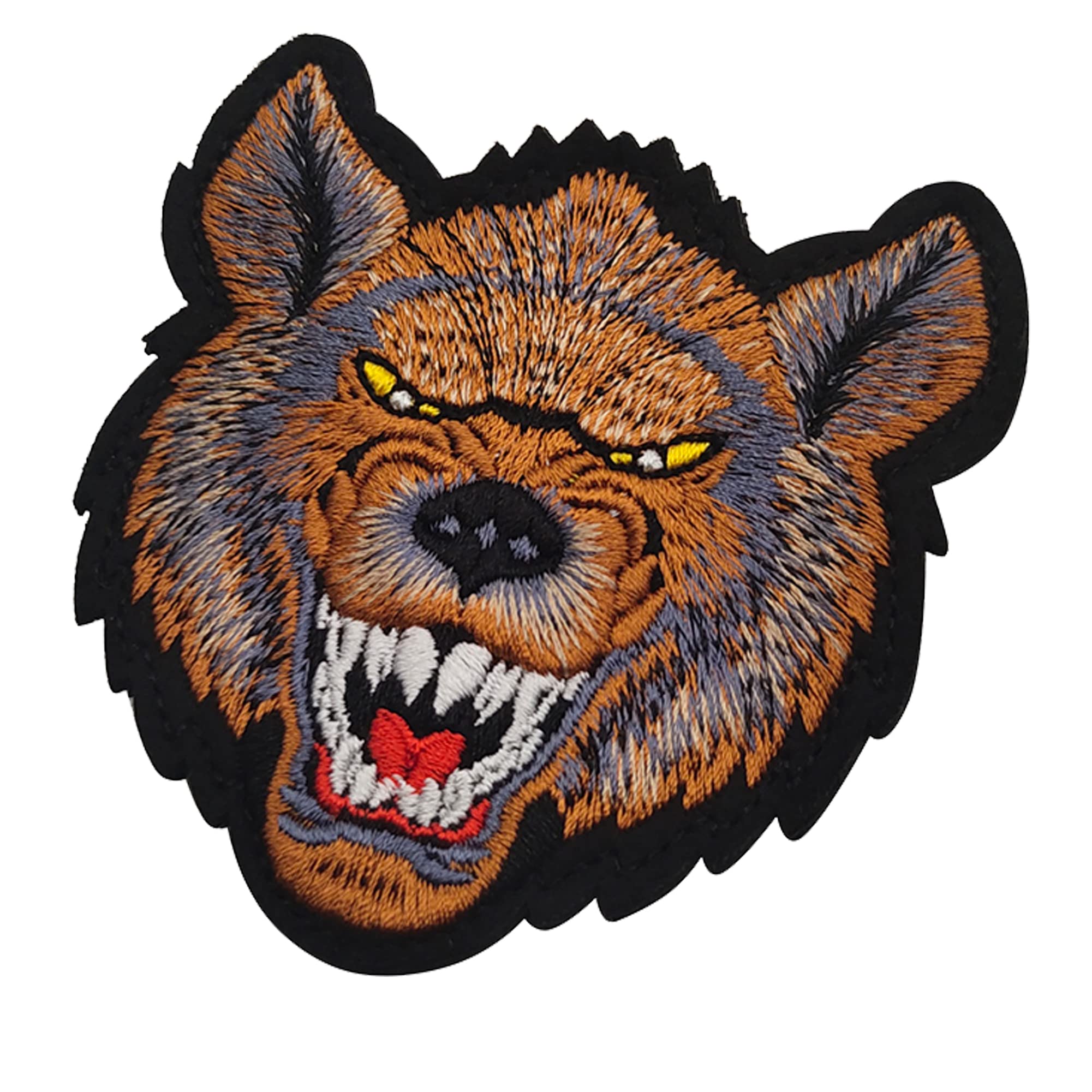 Spotted Hyena Tactical Military Morale Embroidered Patch - Pet Animal Costume Accessory Kit Fastener Hook and Loop Backing Badges Appliques - Image 7