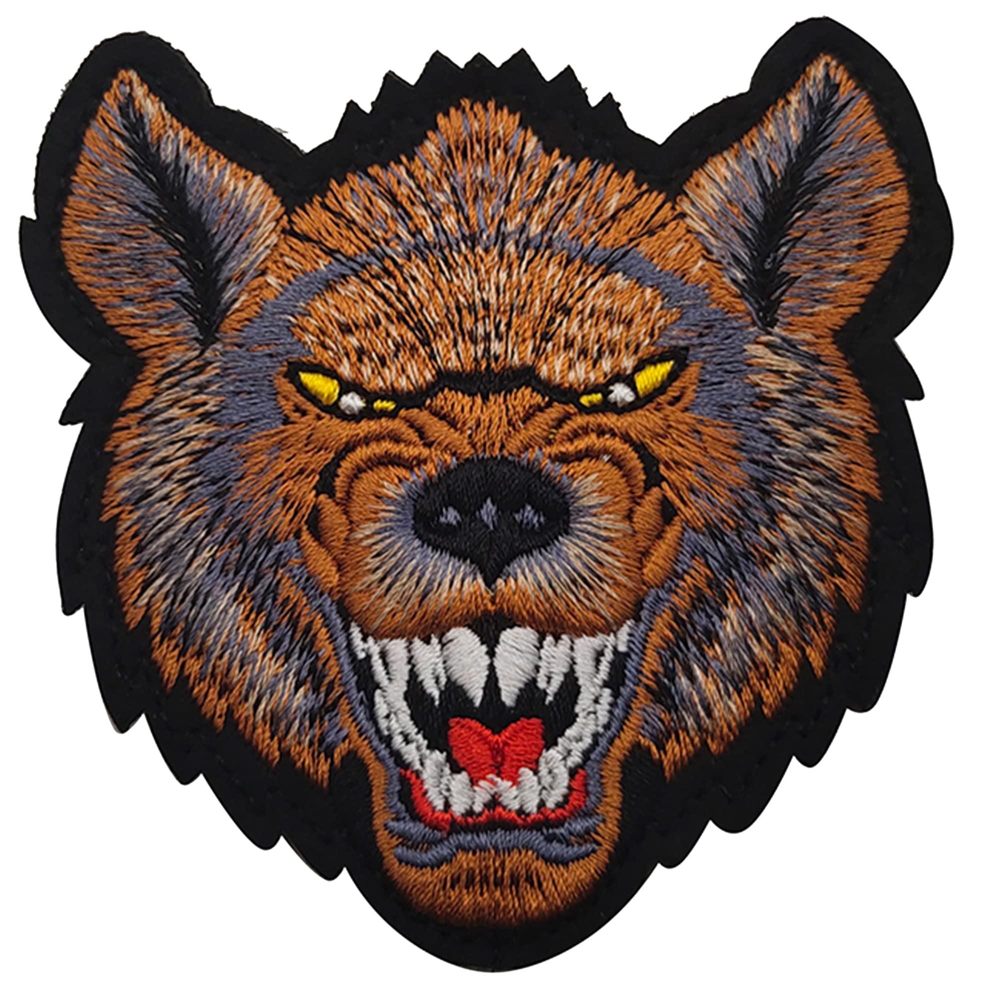 Spotted Hyena Tactical Military Morale Embroidered Patch - Pet Animal Costume Accessory Kit Fastener Hook and Loop Backing Badges Appliques - Image 8