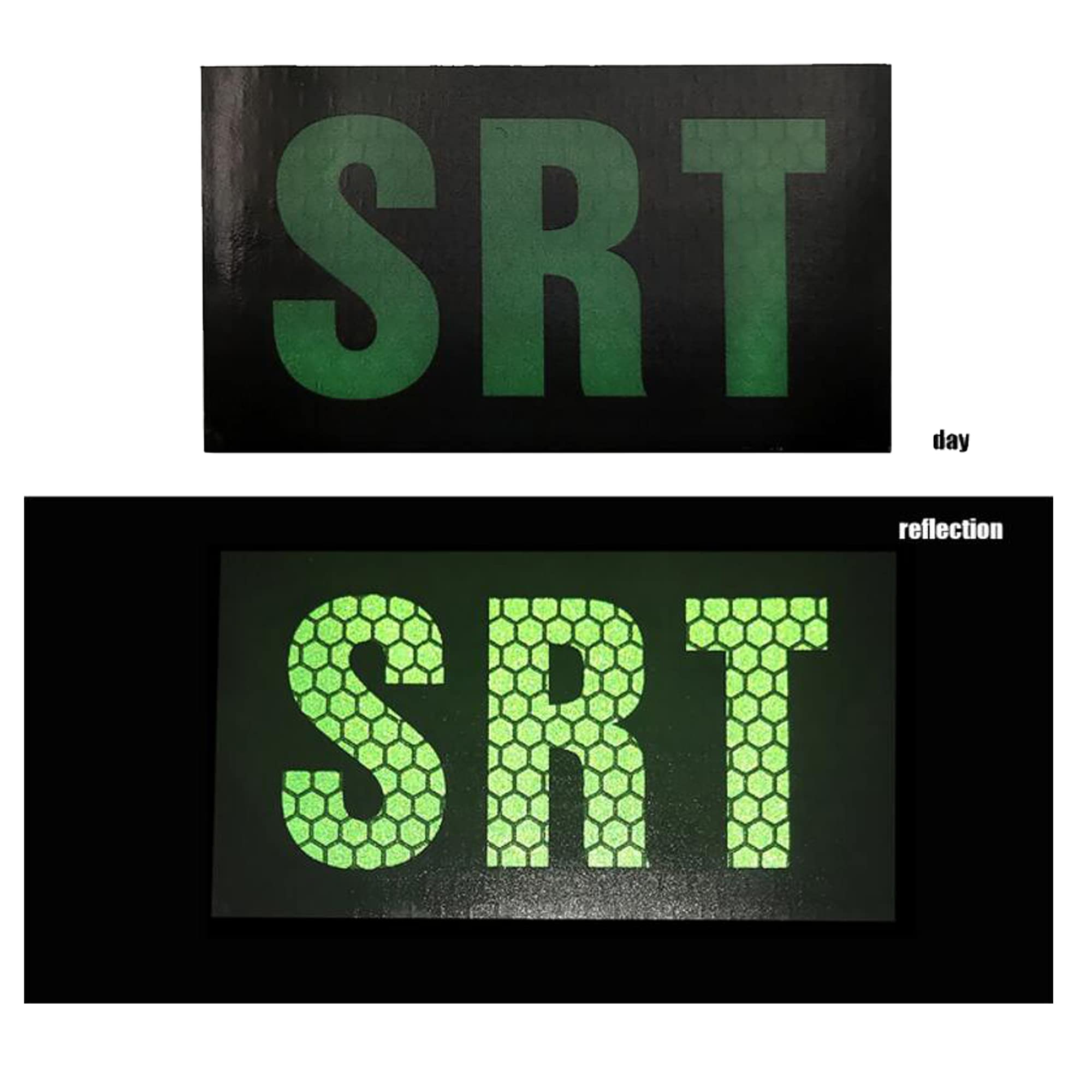 SRT Reflective Laser Cut Patch IR Infrared Reflection Armband Badges Decorative Patches Sewing Appliques - Image 2