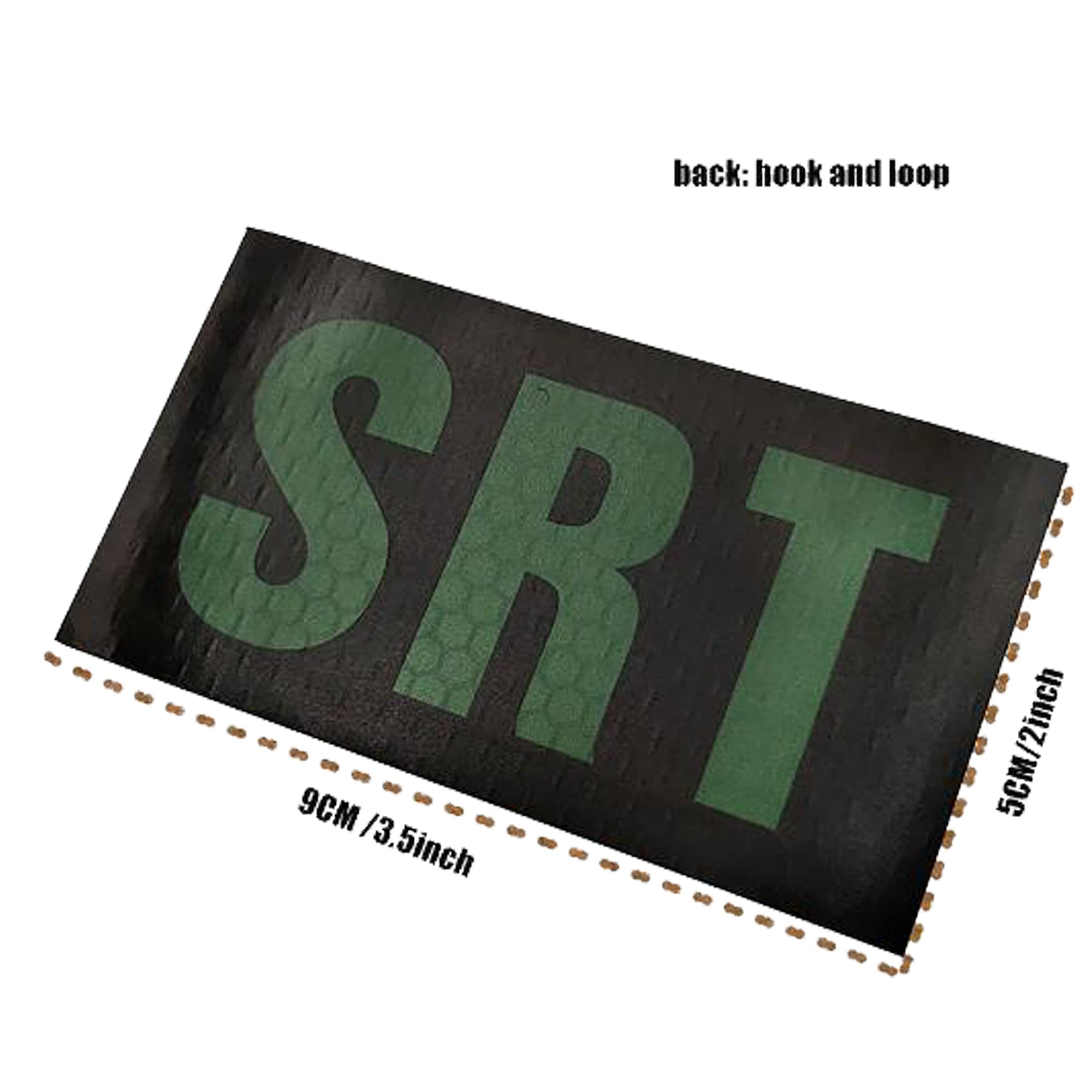 SRT Reflective Laser Cut Patch IR Infrared Reflection Armband Badges Decorative Patches Sewing Appliques - Image 4
